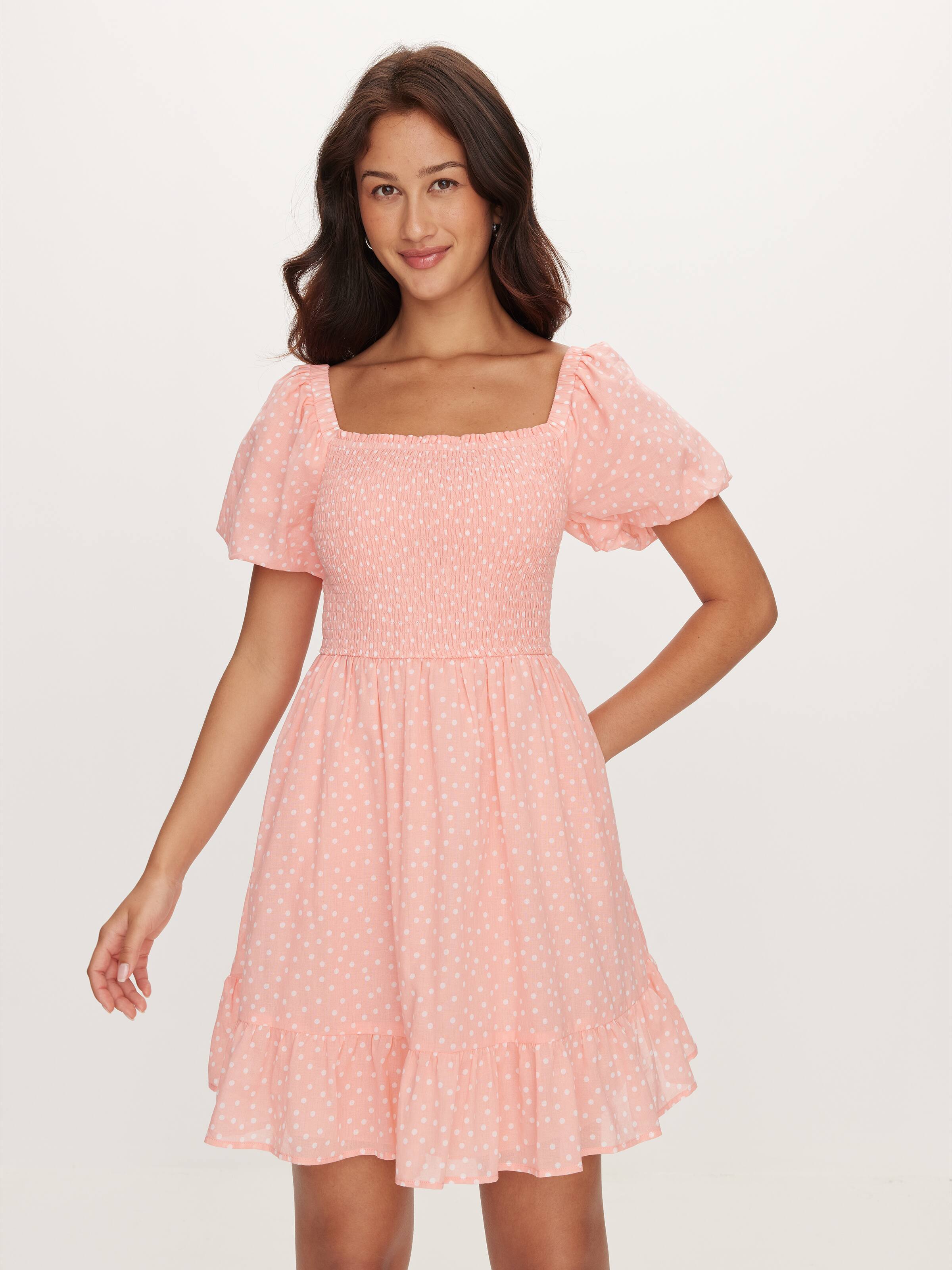 Ali Puff Sleeve Mini Dress