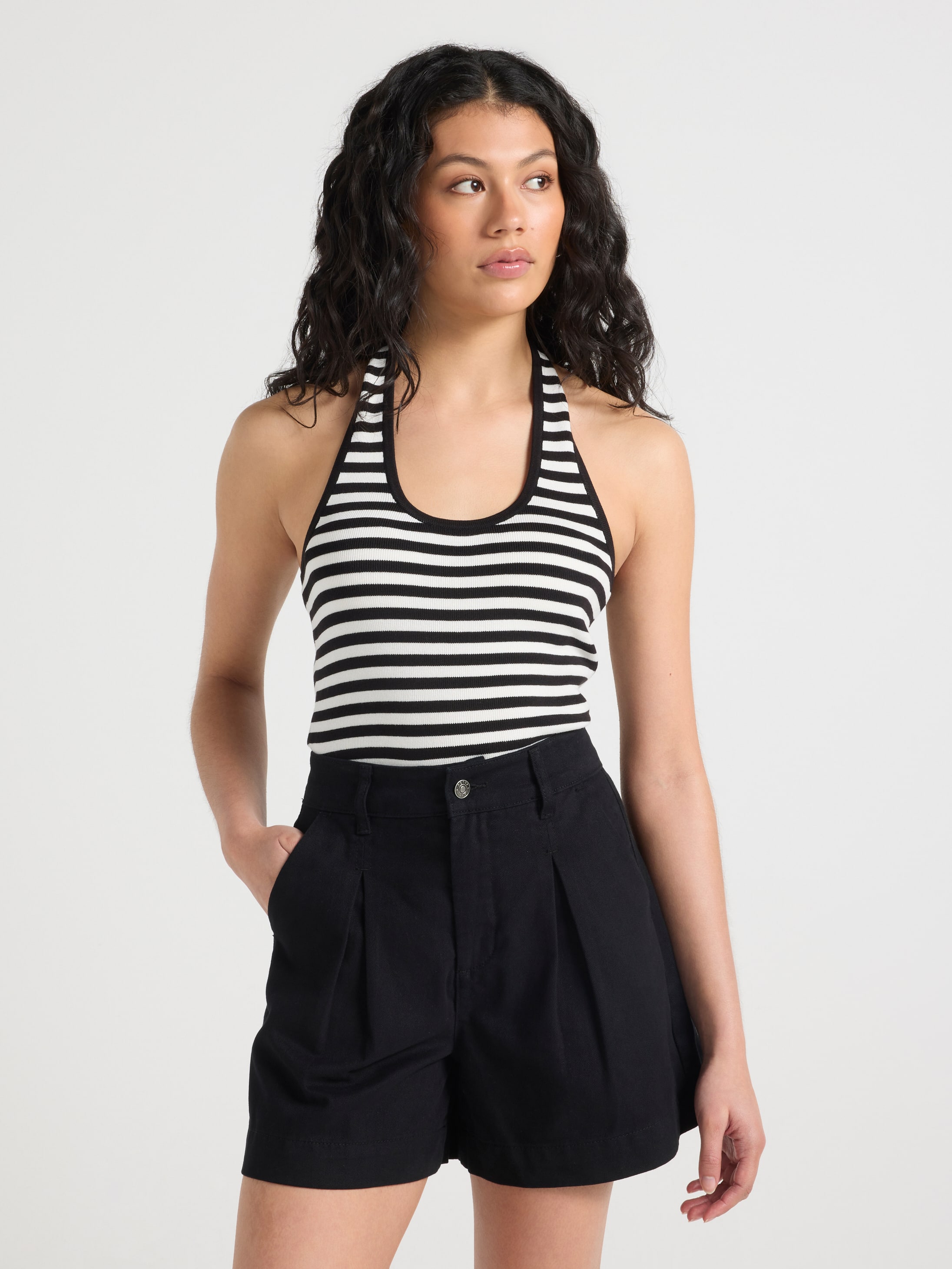 Linda Pleat Front Short