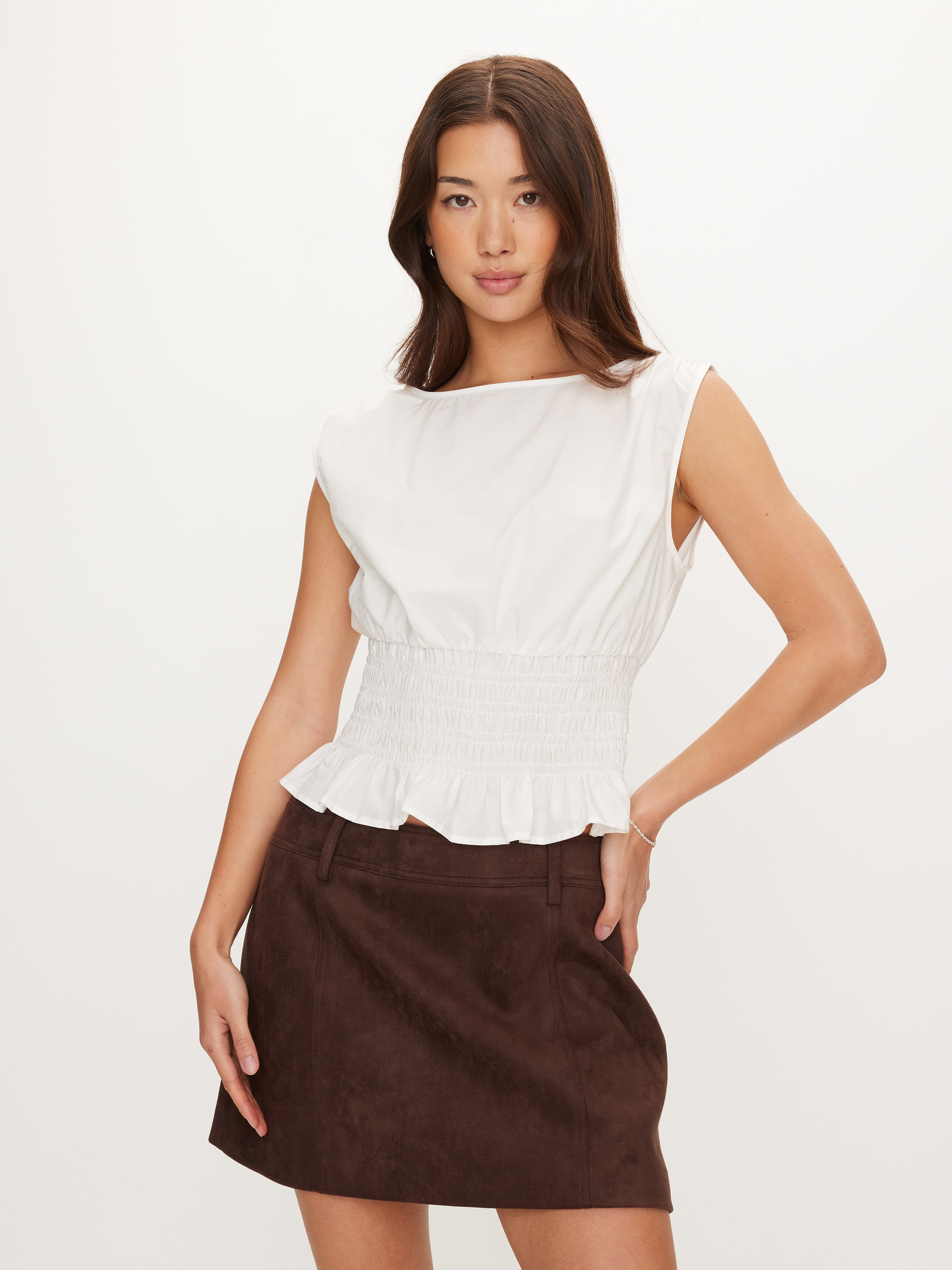 Sadie Suedette Mini Skirt