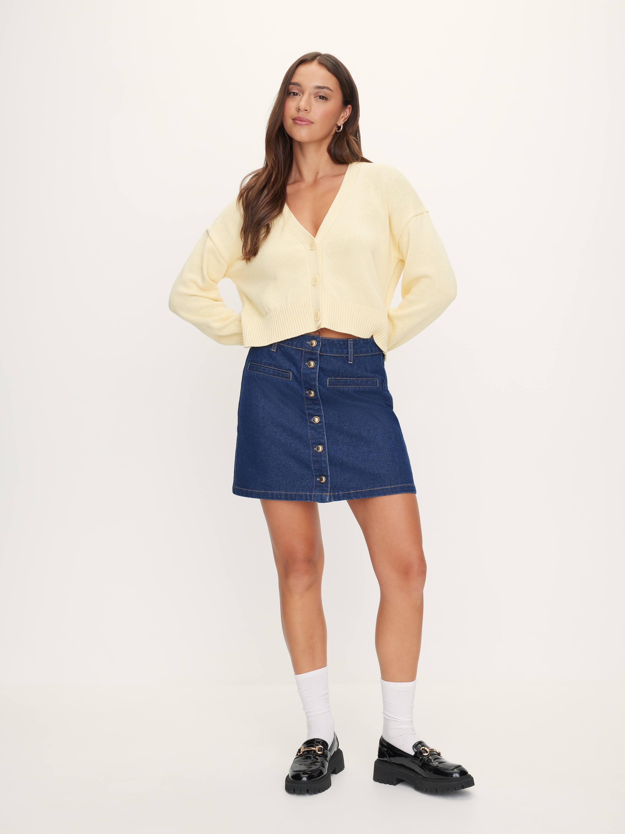 Lucy Denim Mini Skirt