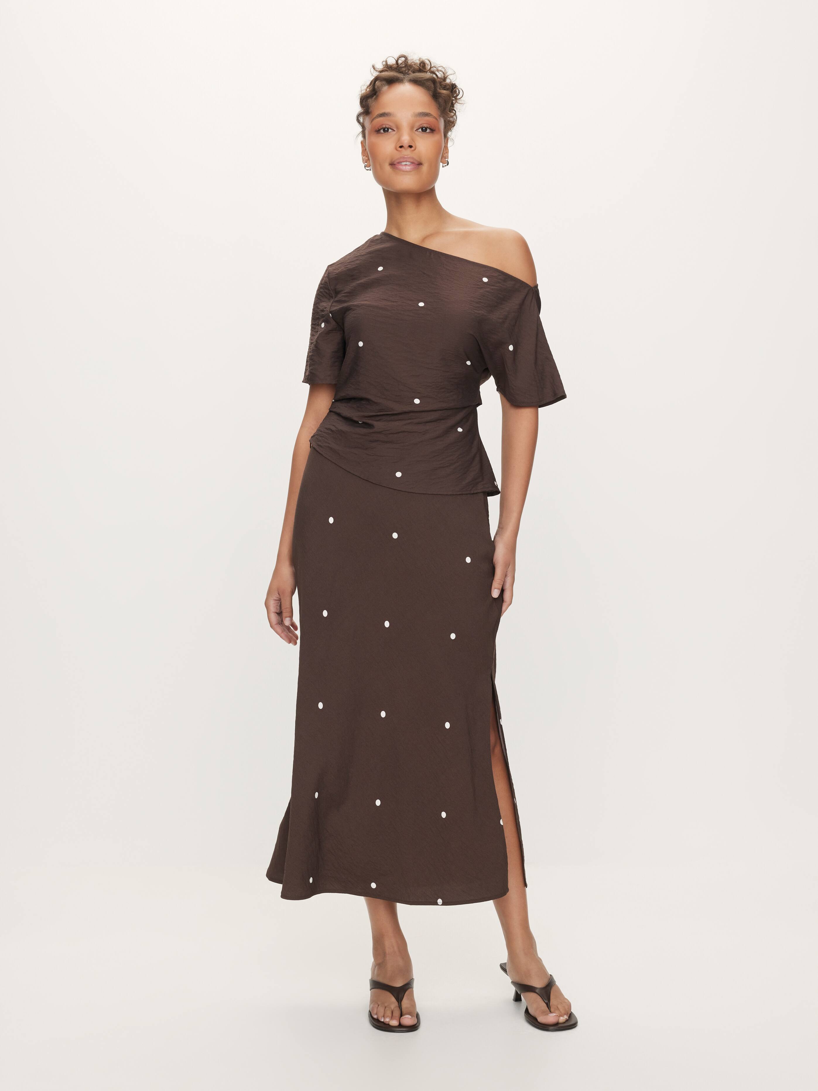 Kim A-Line Midi Skirt