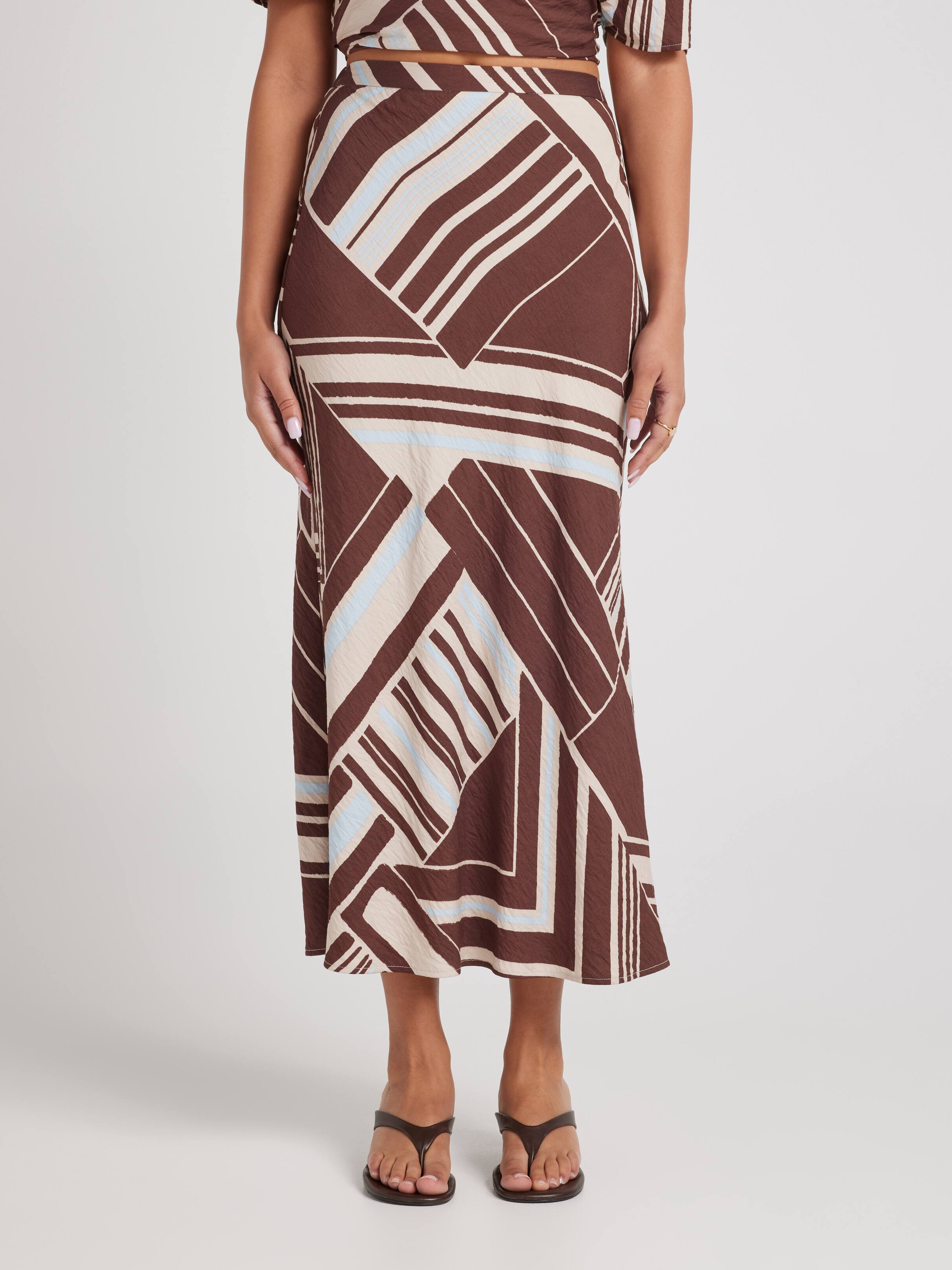 Kim A-Line Midi Skirt