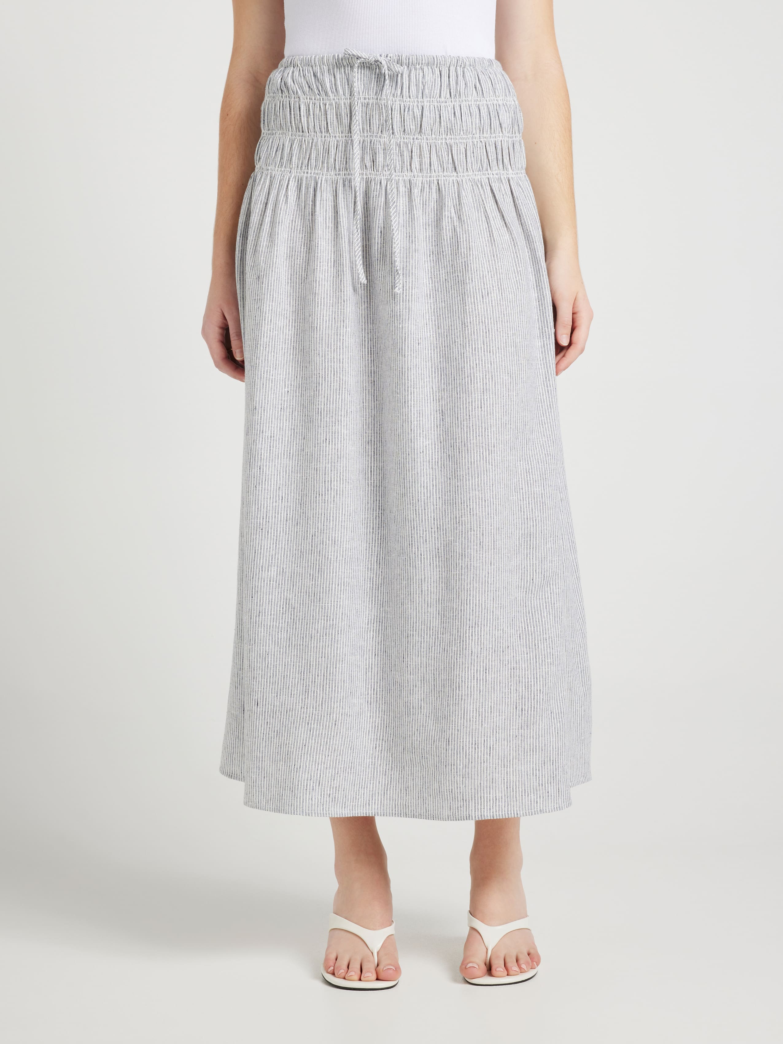 Daisy Rouched Midi Skirt