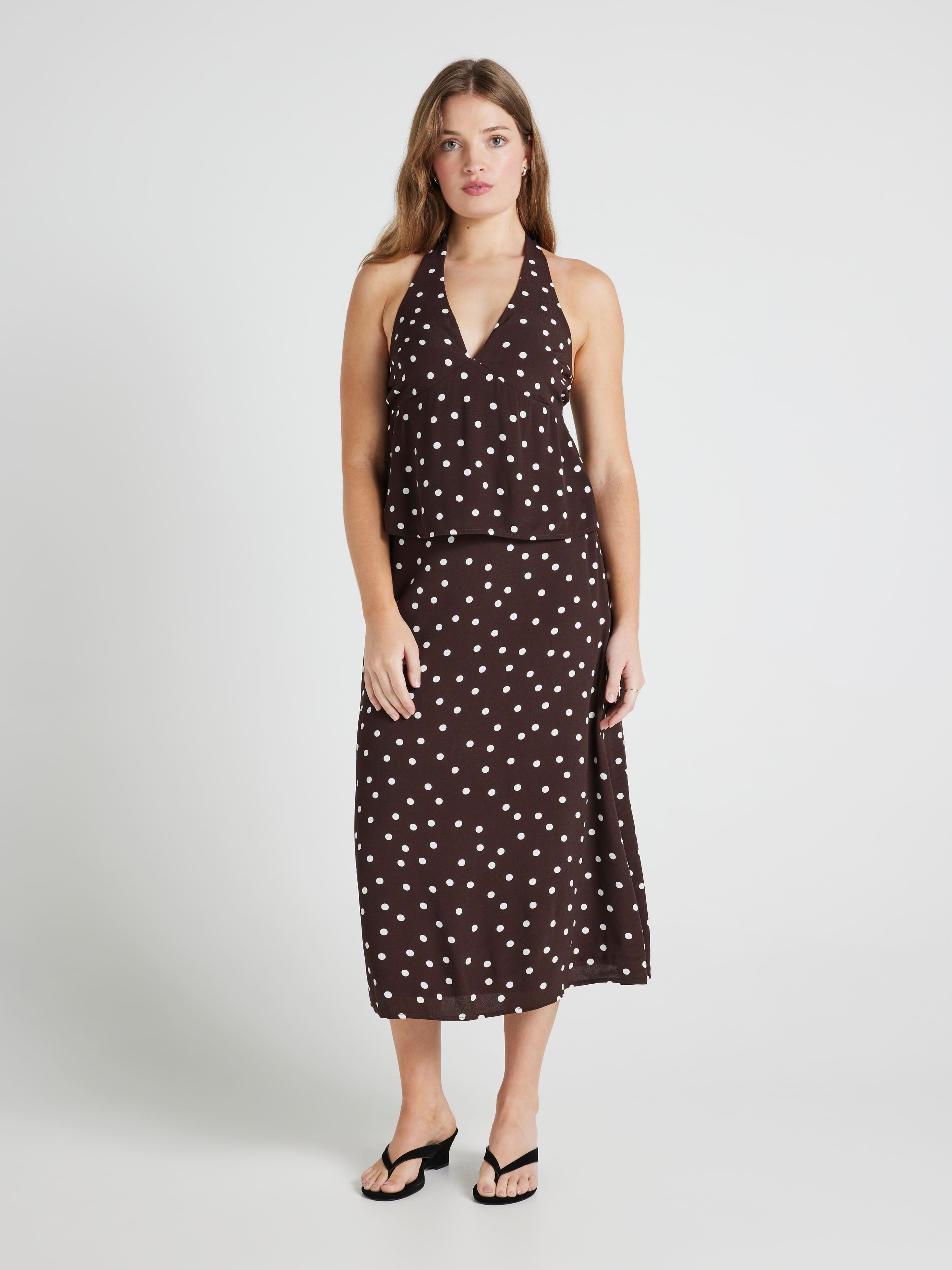 Heidi A-Line Midi Skirt