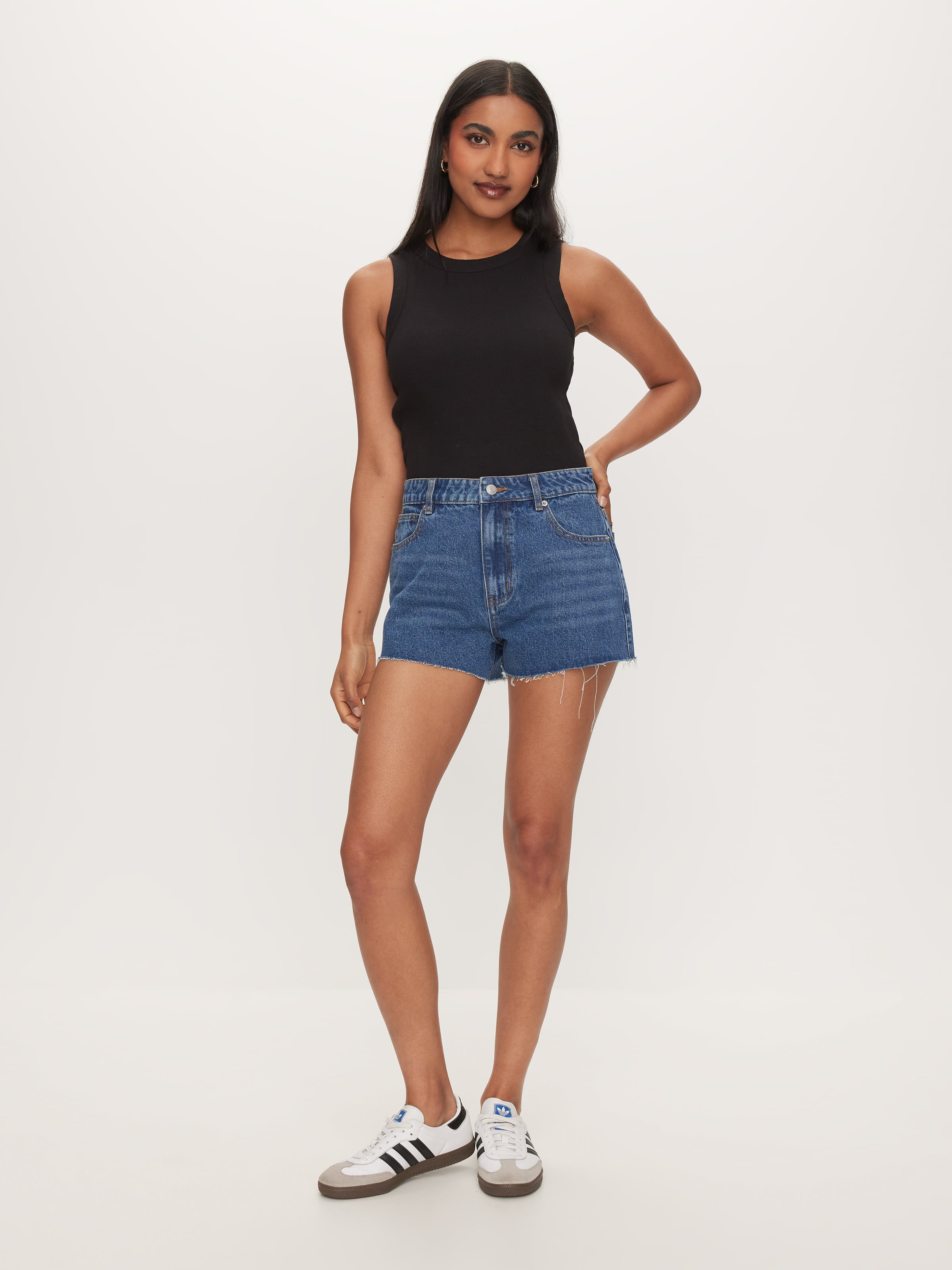 Dua Denim Cut Off Shorts