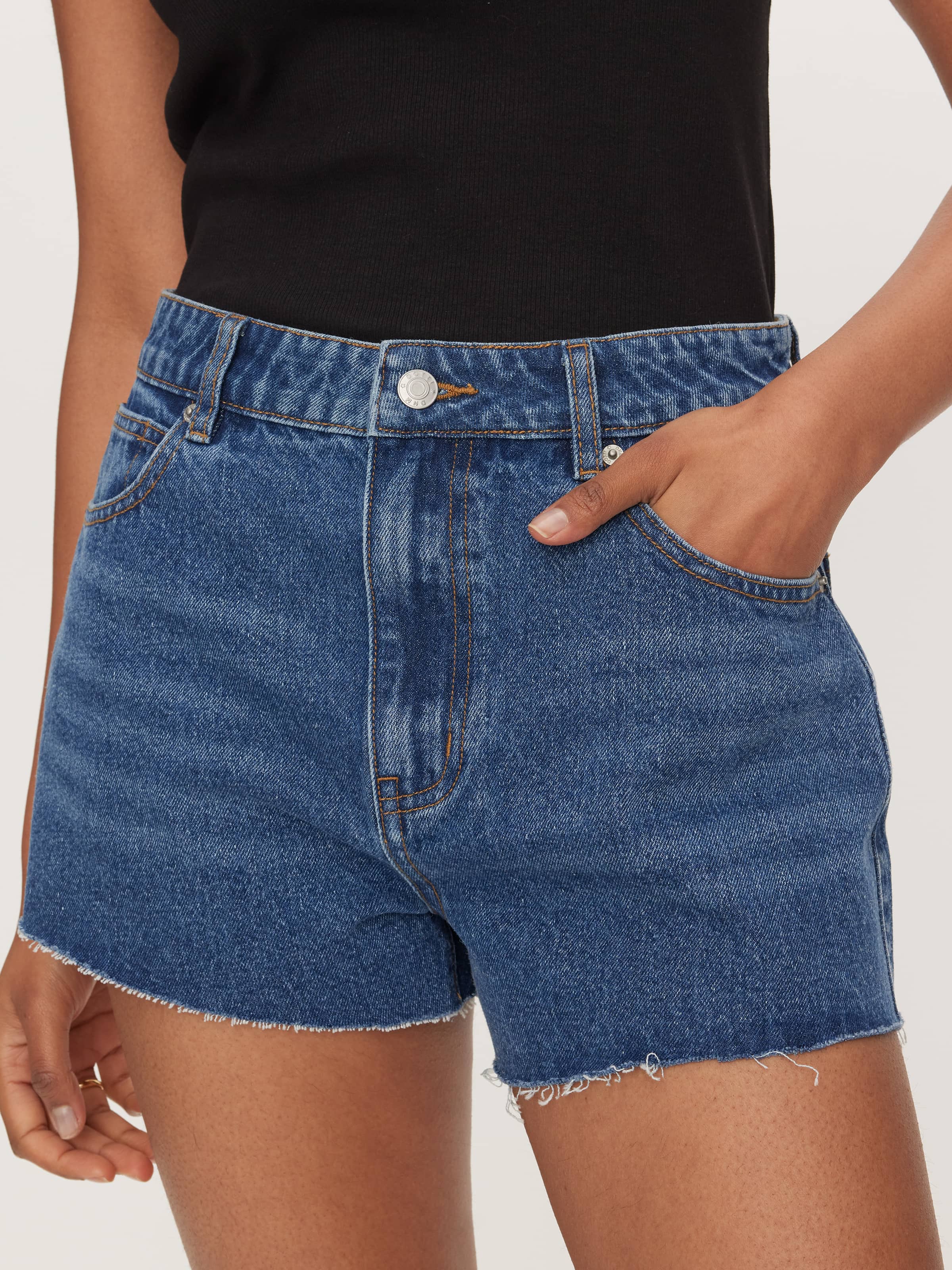 Dua Denim Cut Off Shorts