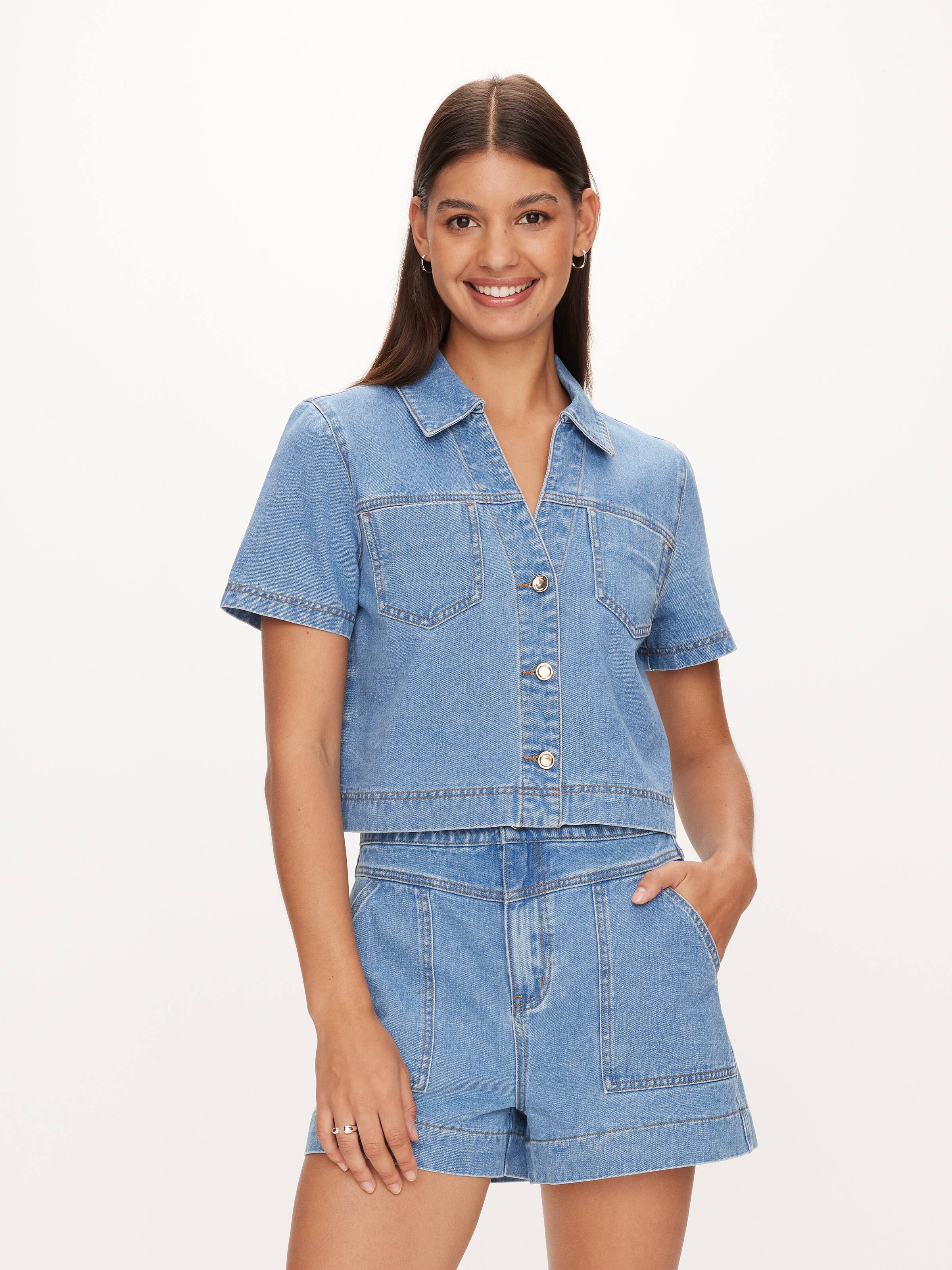 Maisie Front Yoke Short