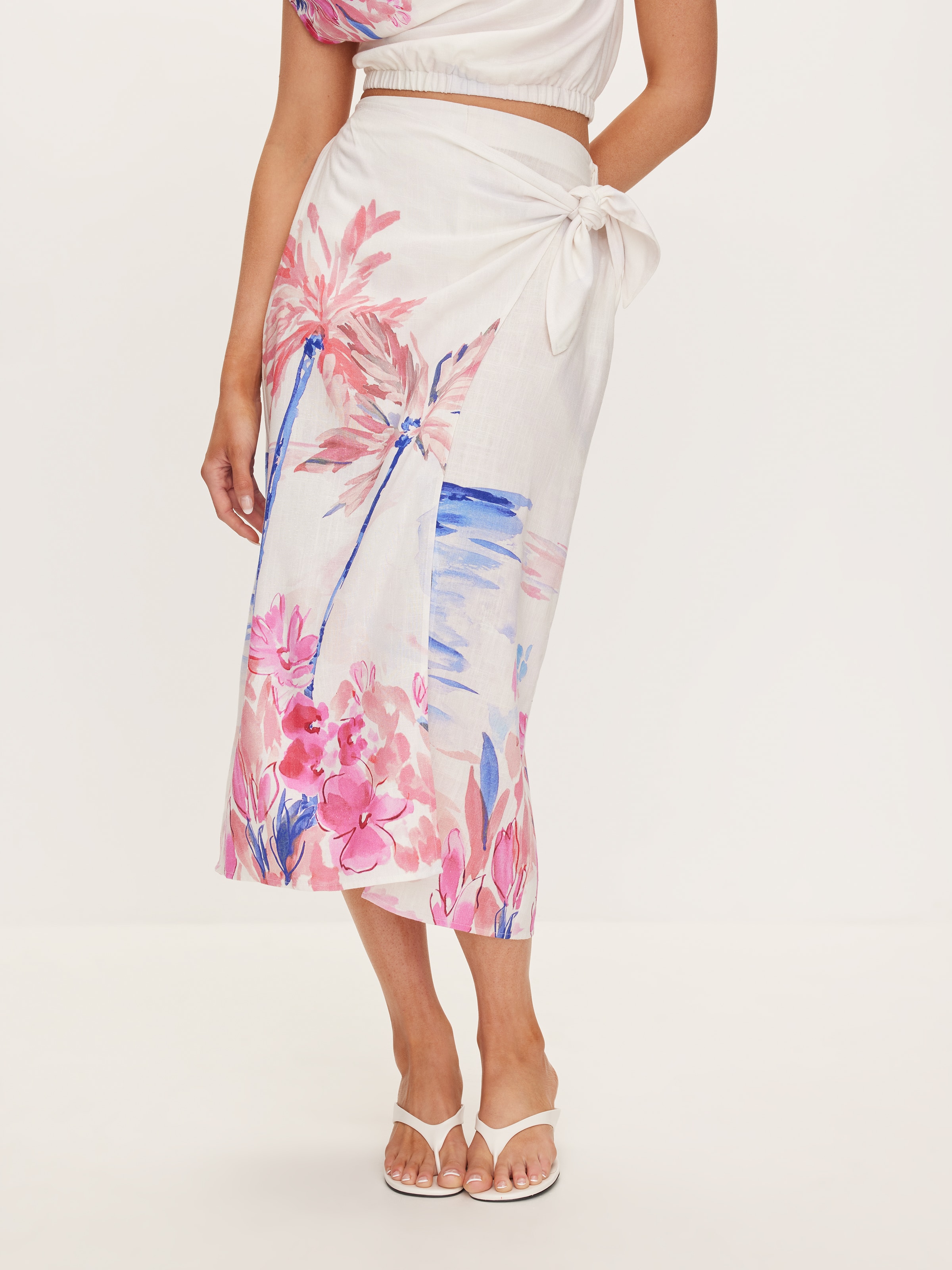 Ocean Wrap Skirt