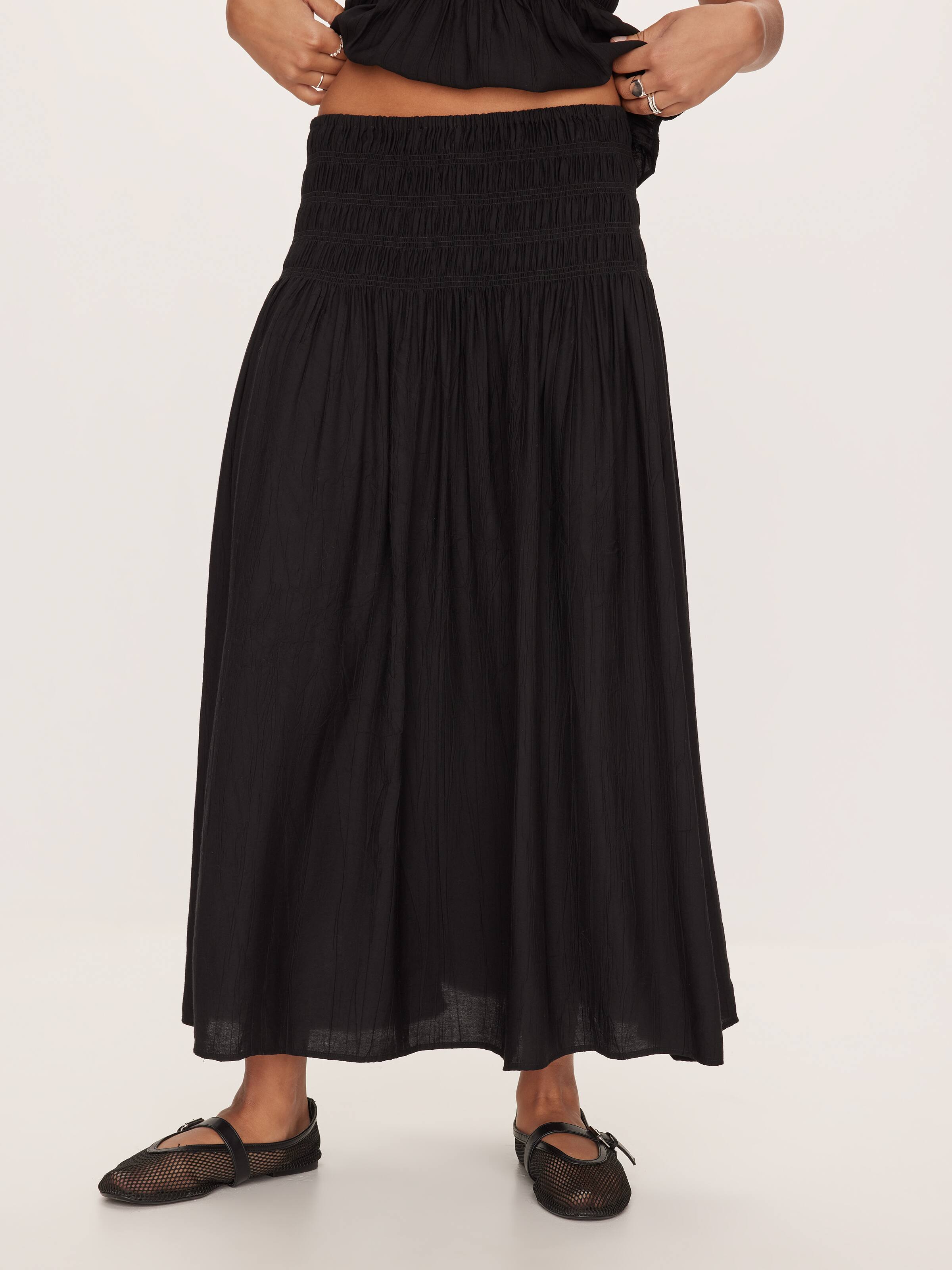 Allison Crinkle Midi