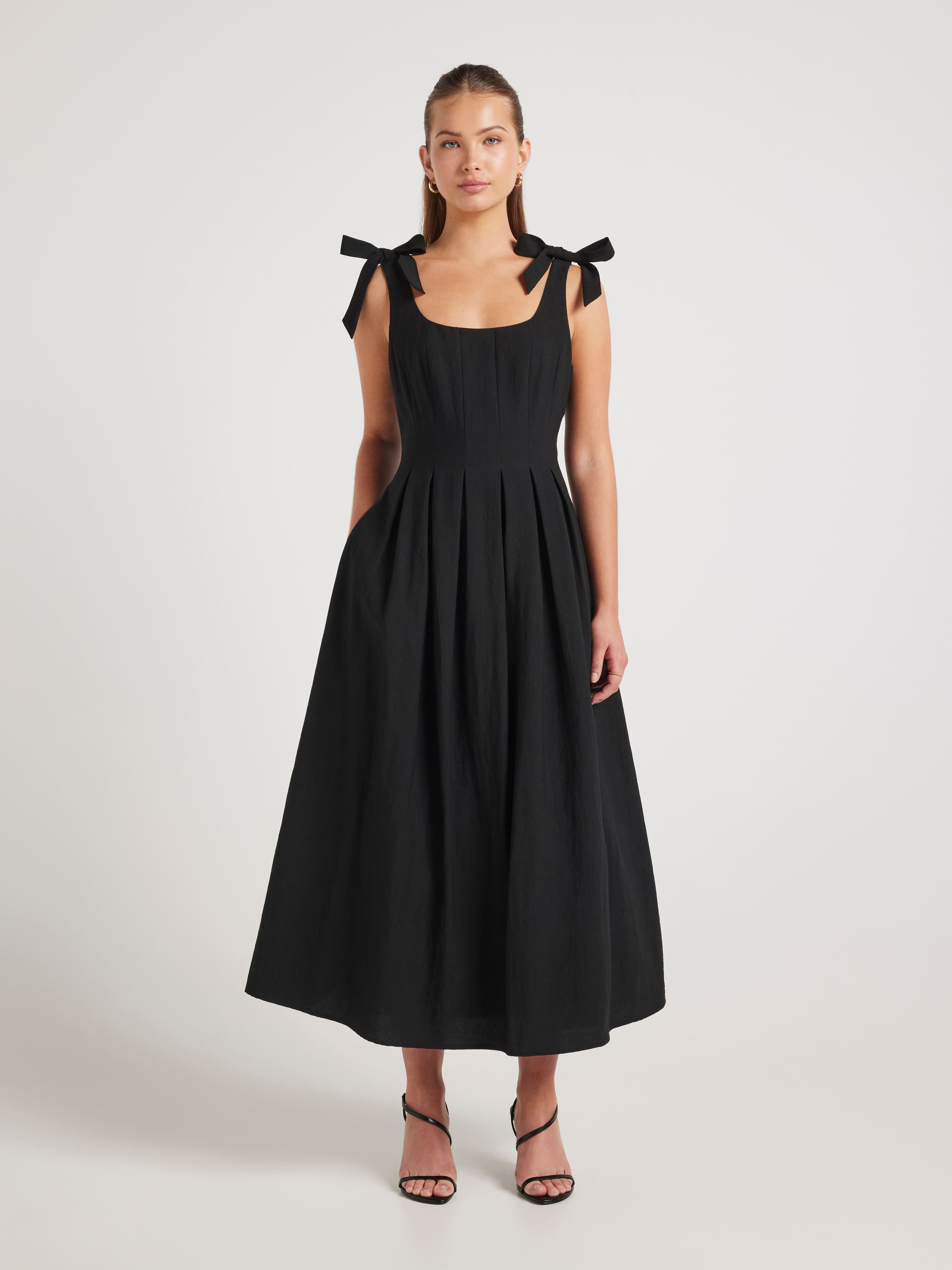 Bronte Bow Midi Dress