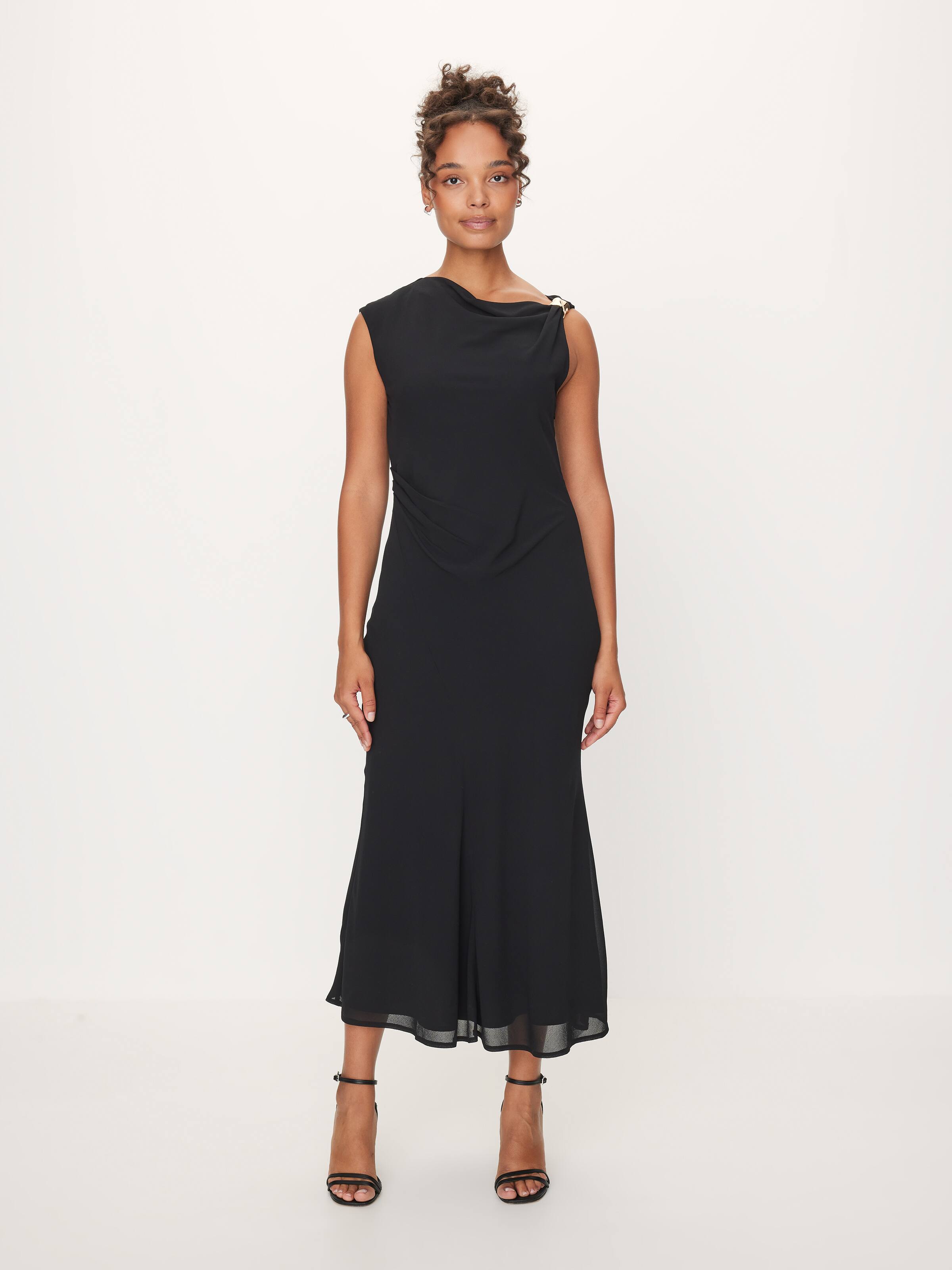 black midi dress nz Afends Rumi - Seersucker Midi Dress - Black