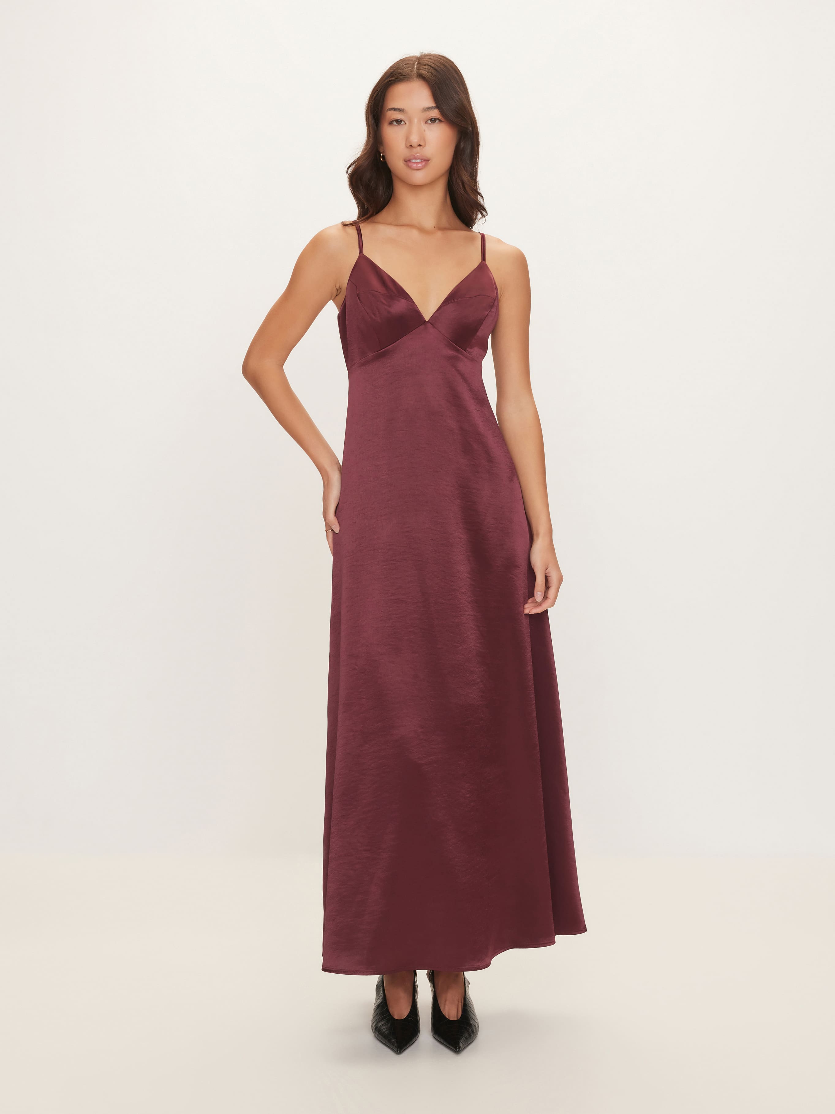 So Raegan Satin Dress