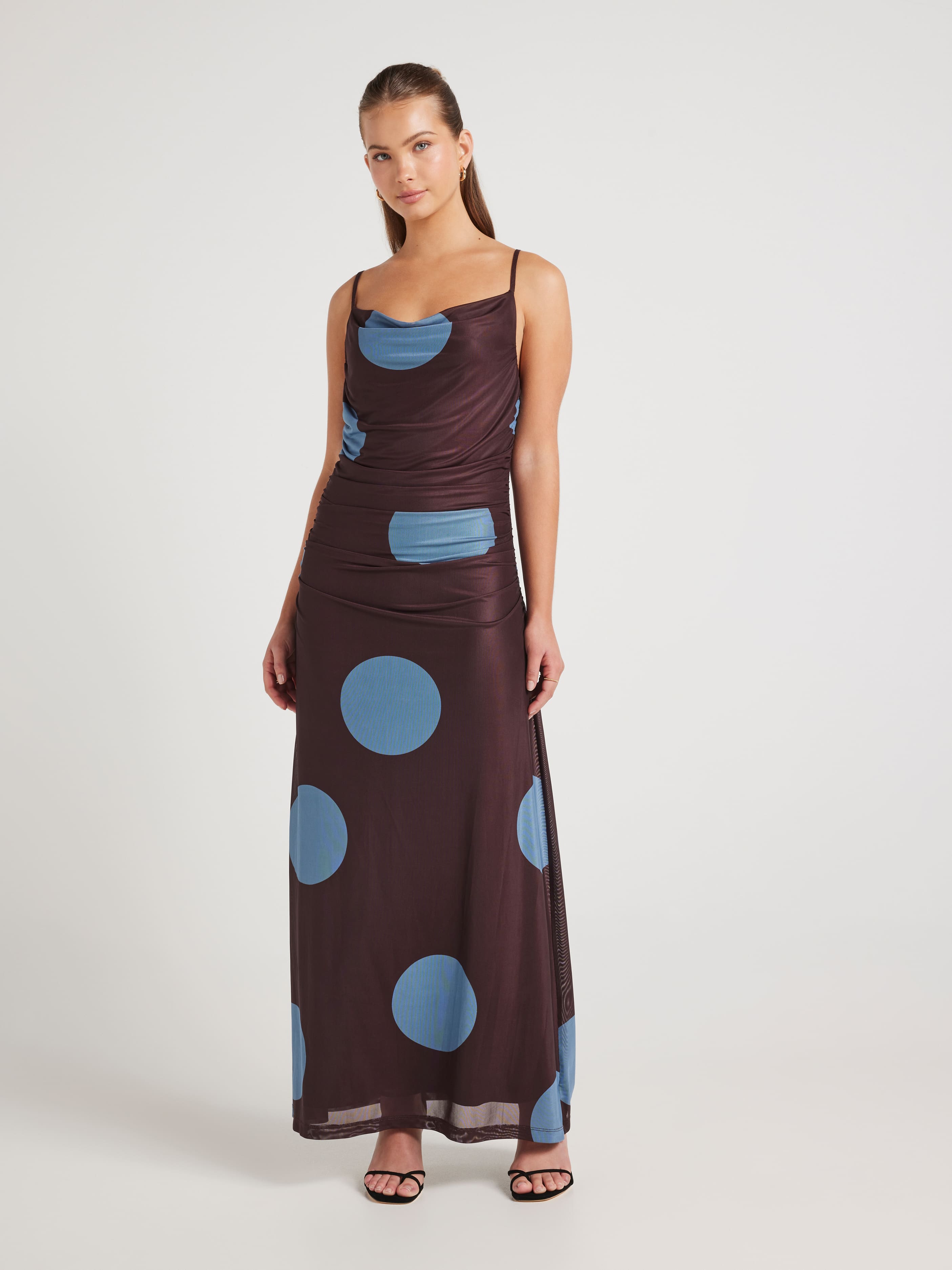 Heather Mesh Maxi Dress