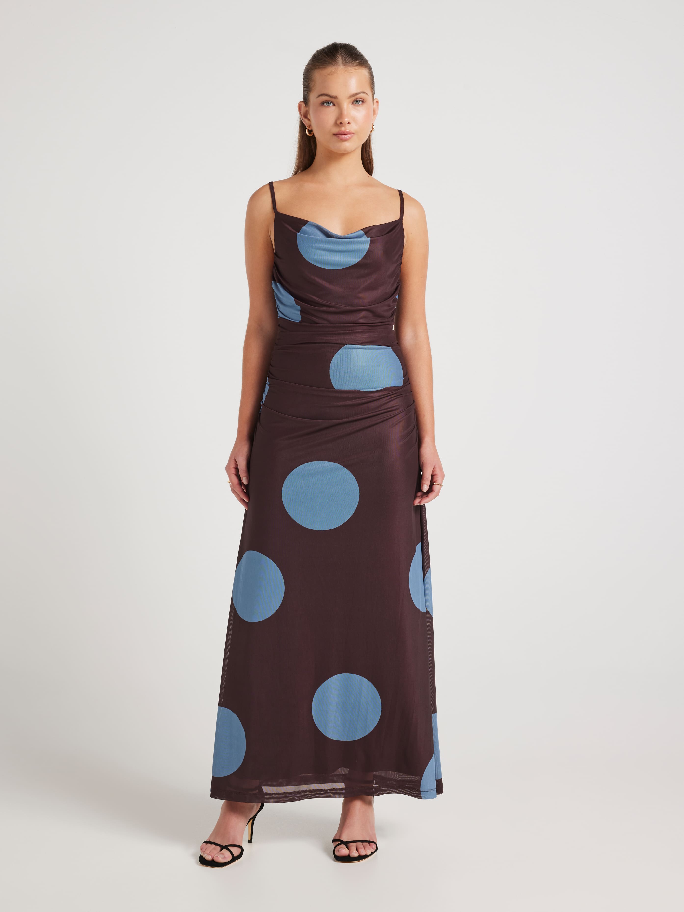 Heather Mesh Maxi Dress