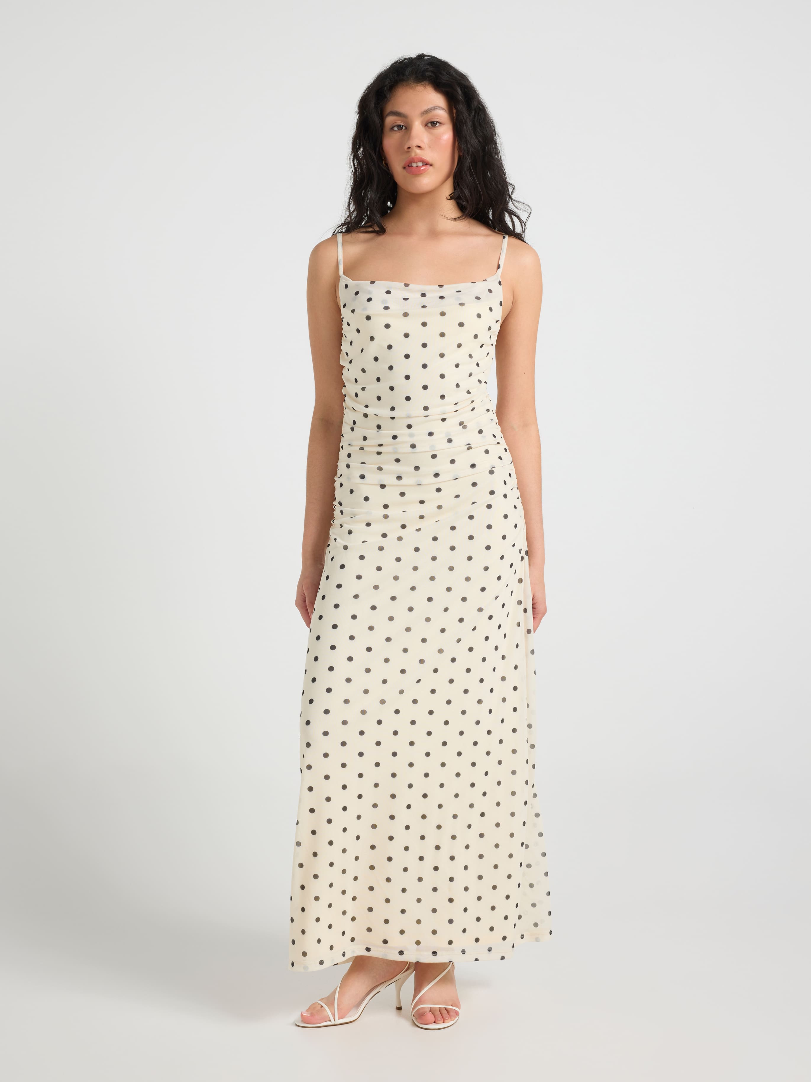 Heather Mesh Maxi Dress