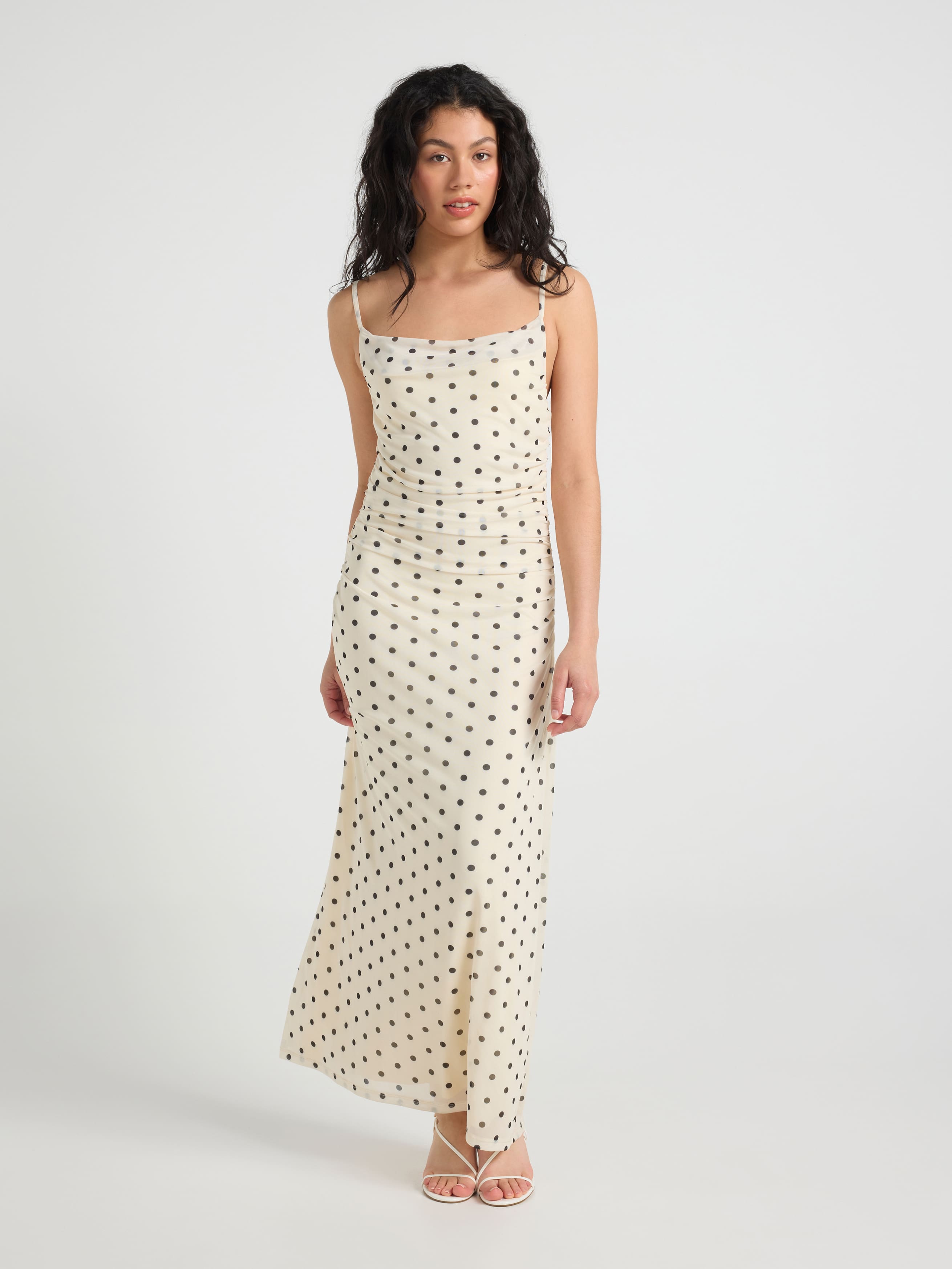 Heather Mesh Maxi Dress