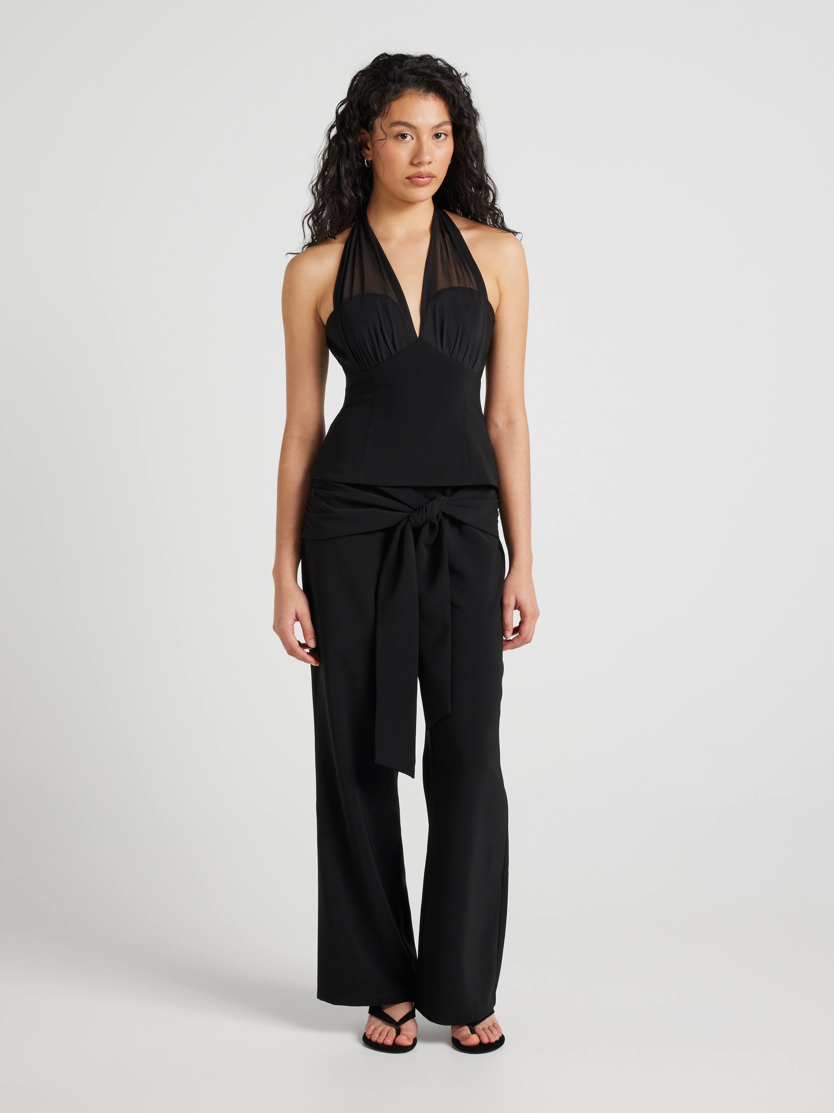So Anita Mesh Overlay Top