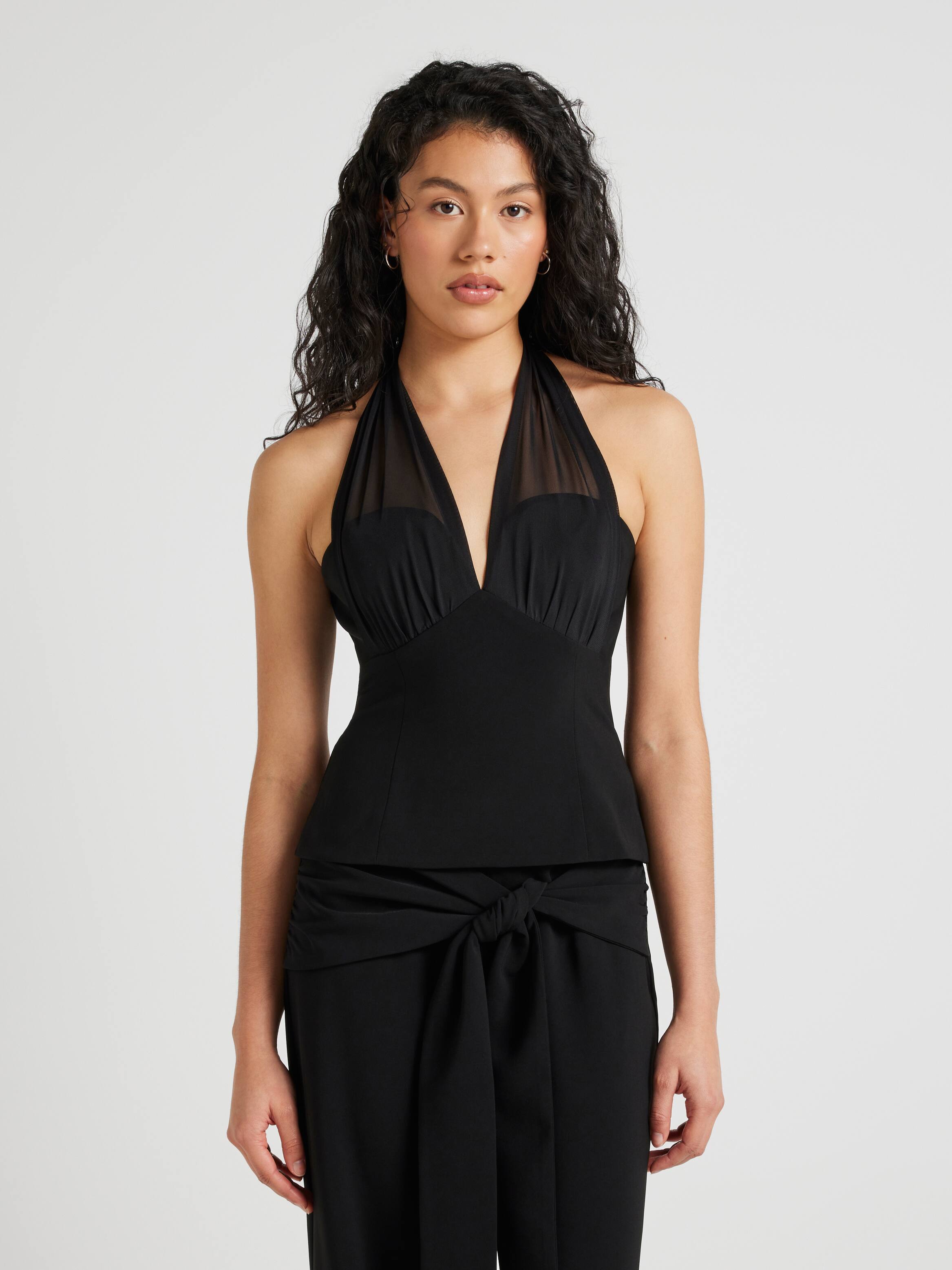 So Anita Mesh Overlay Top