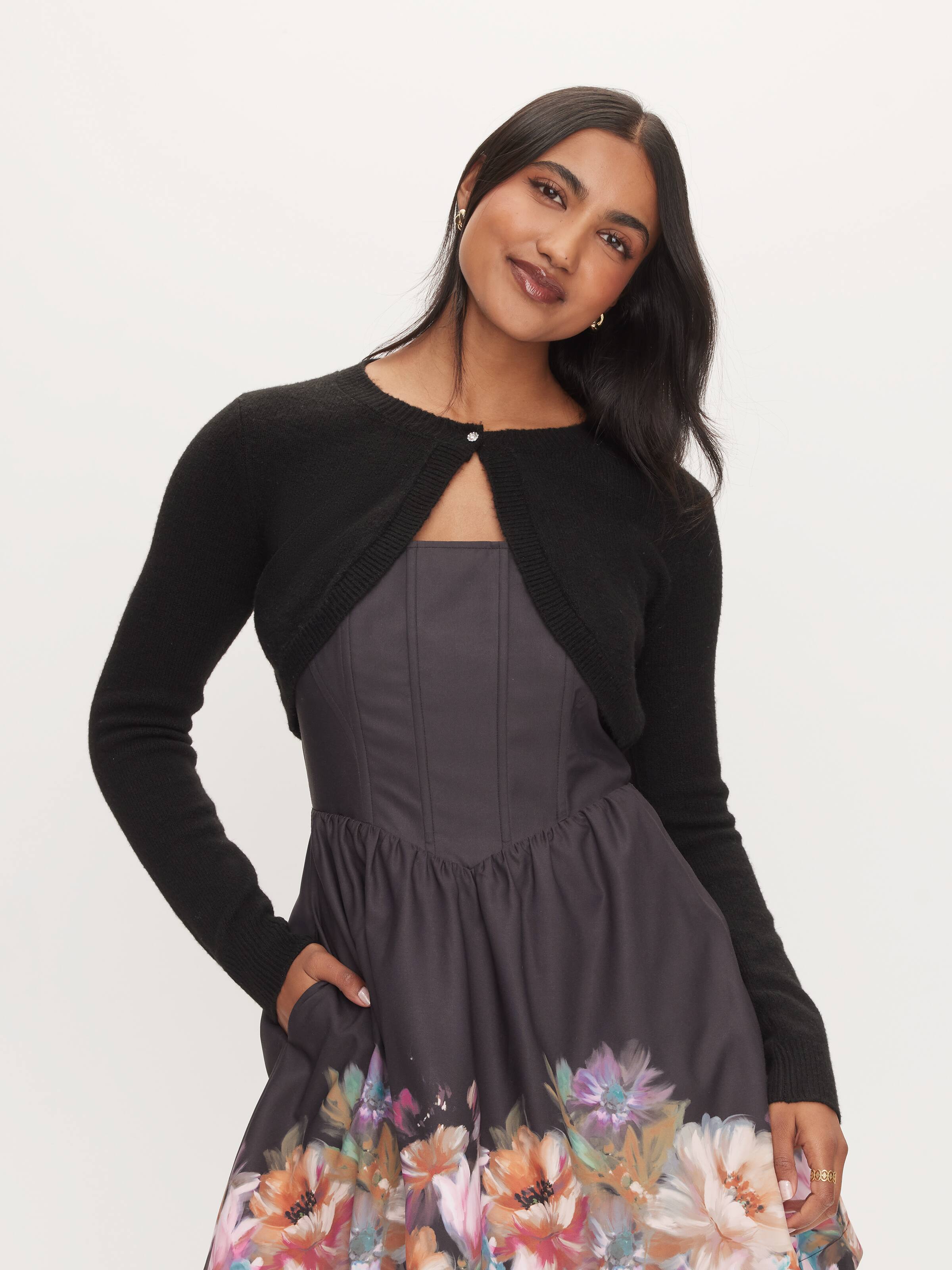 Image for Reign Knit Long Sleeve Shrug from JustGroupNZ