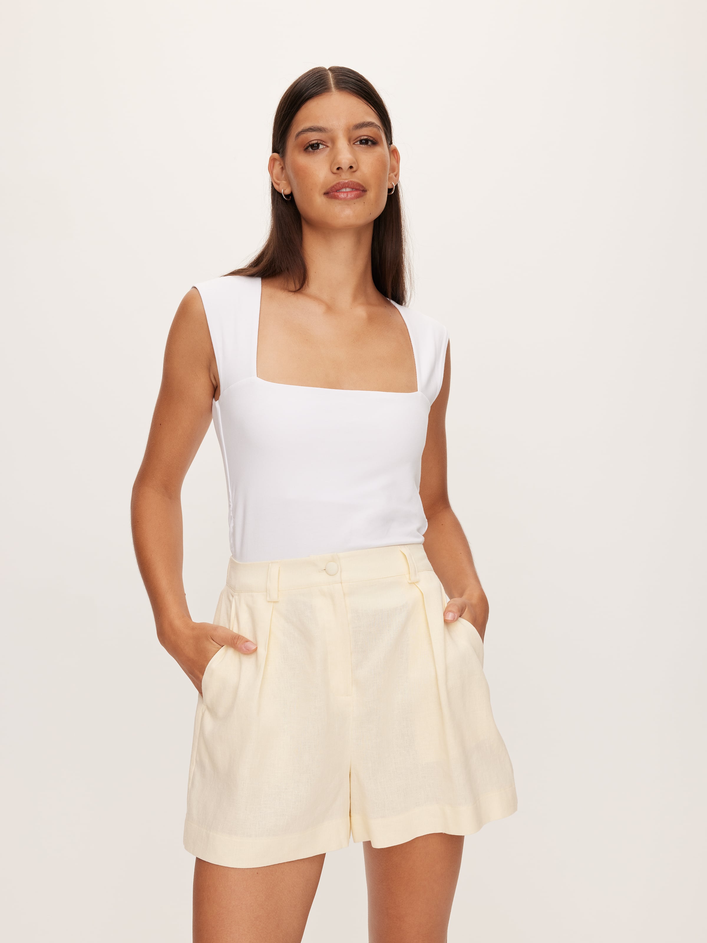 Image for Hazel Linen Blend Shorts from JustGroupNZ