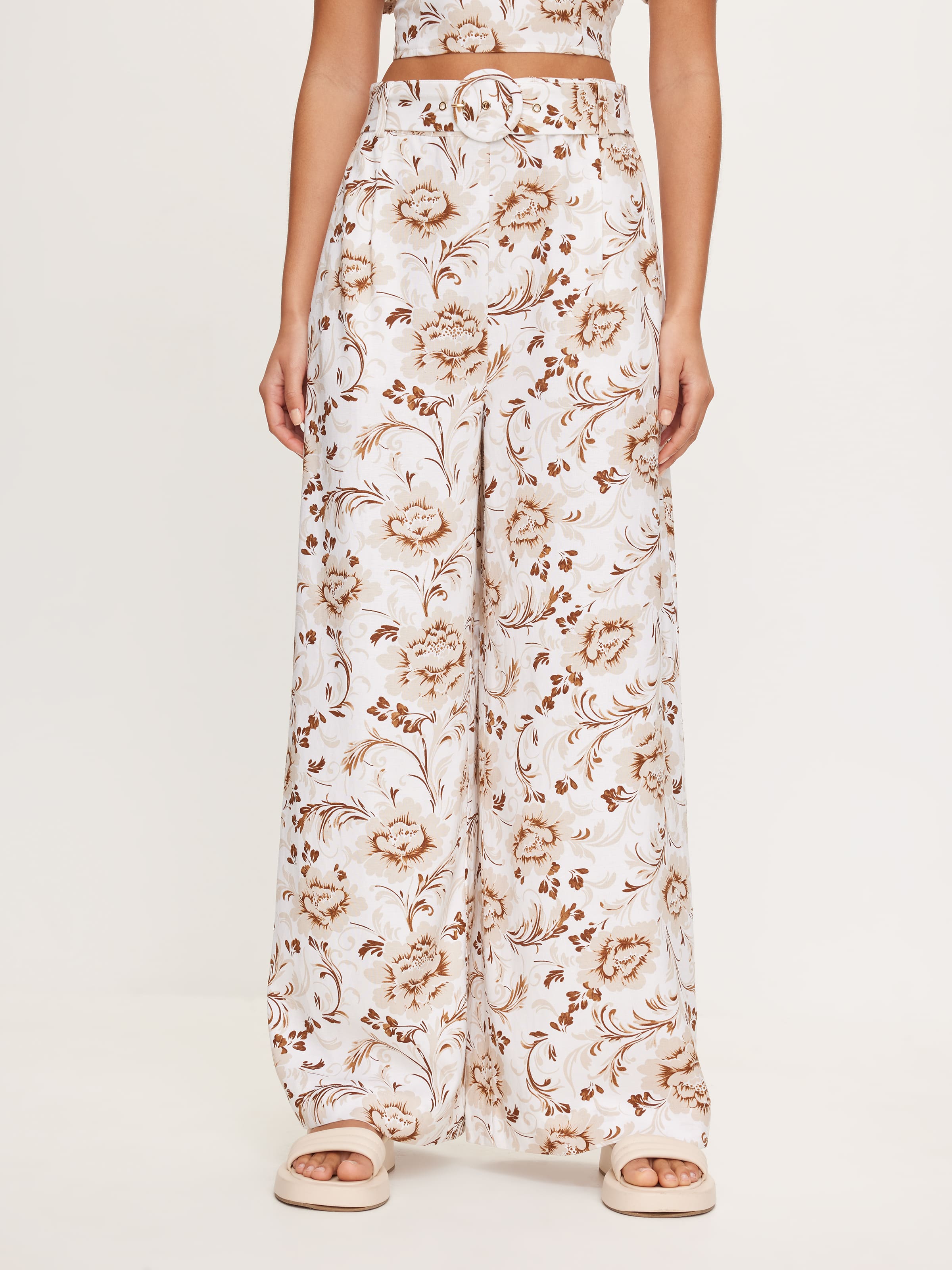 Ruby Belted Palazzo Pants