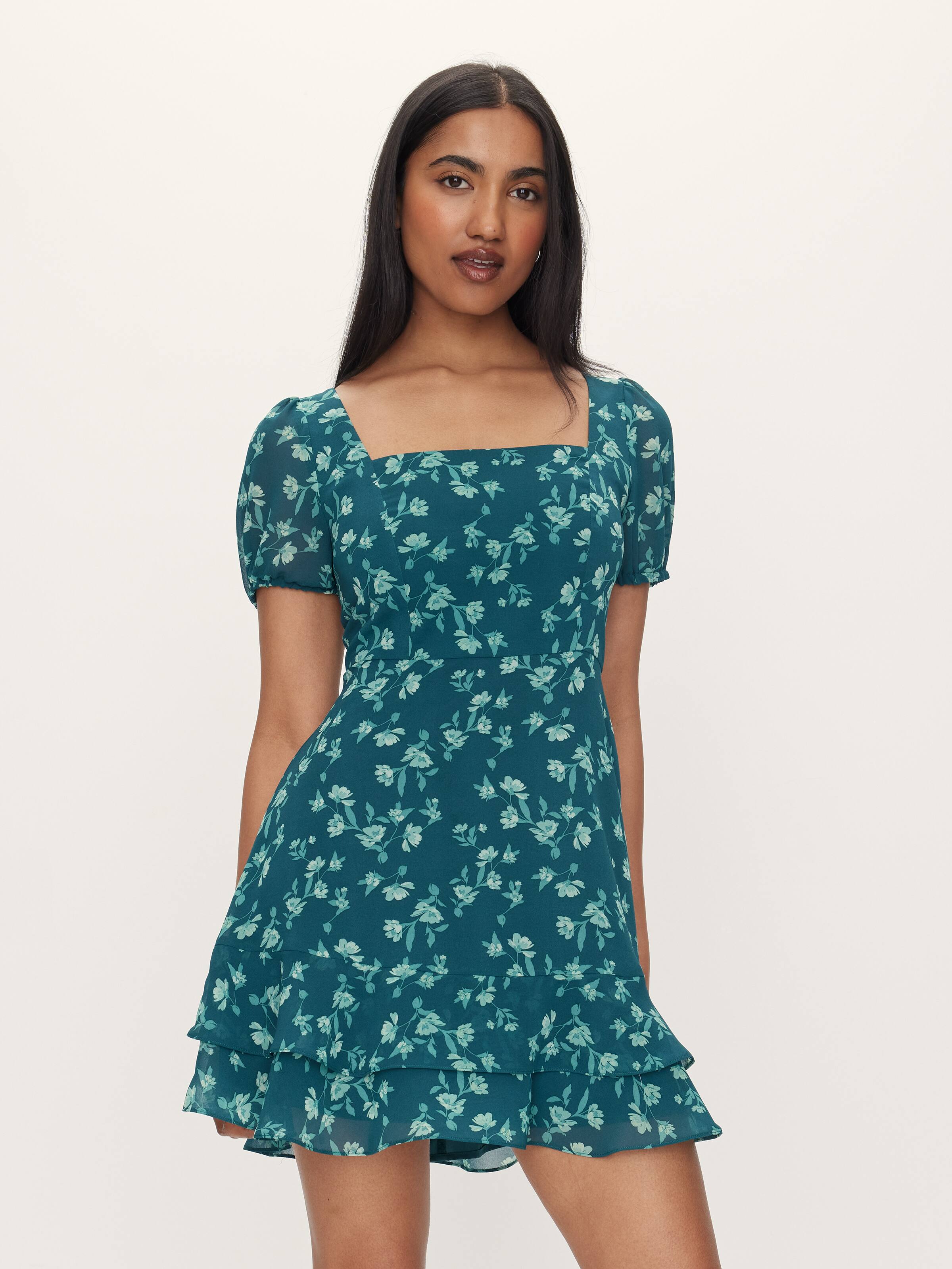 Lottie Puff Sleeve Mini Dress