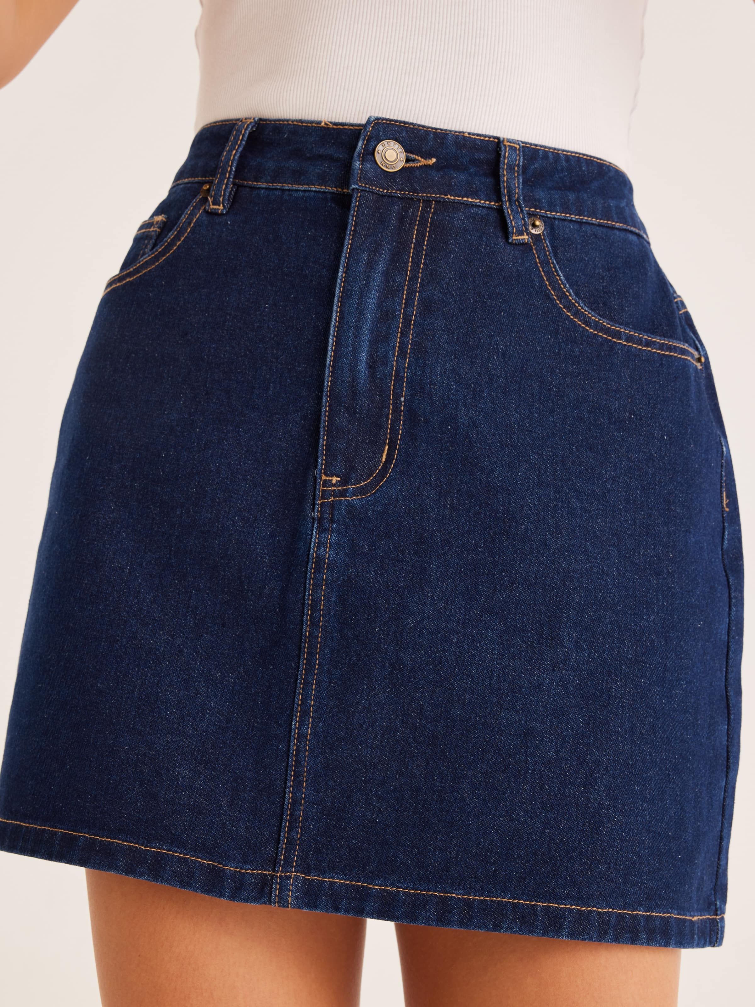 Denim skirt hot sale dotti