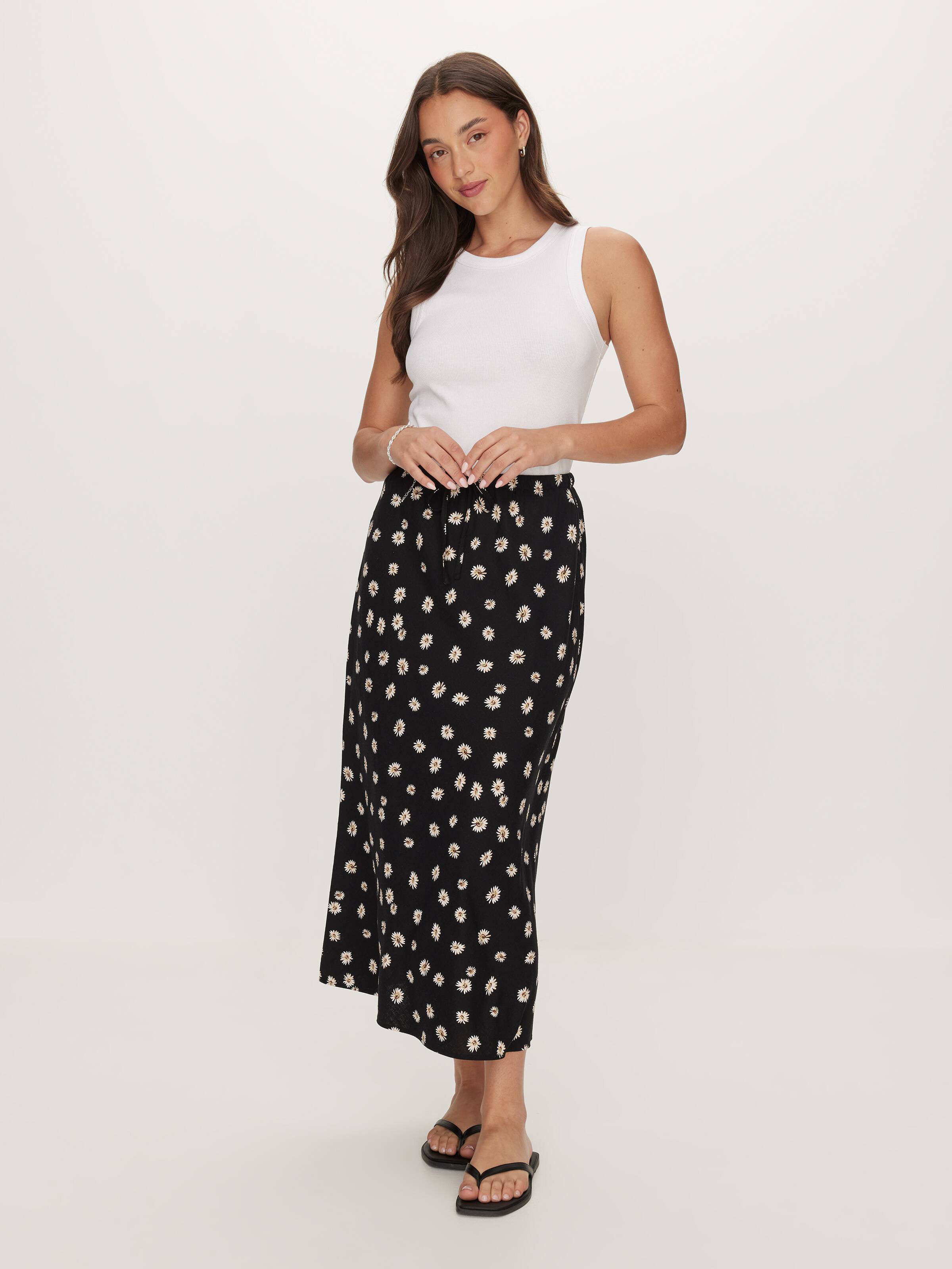 Gracie Tie Front Midi