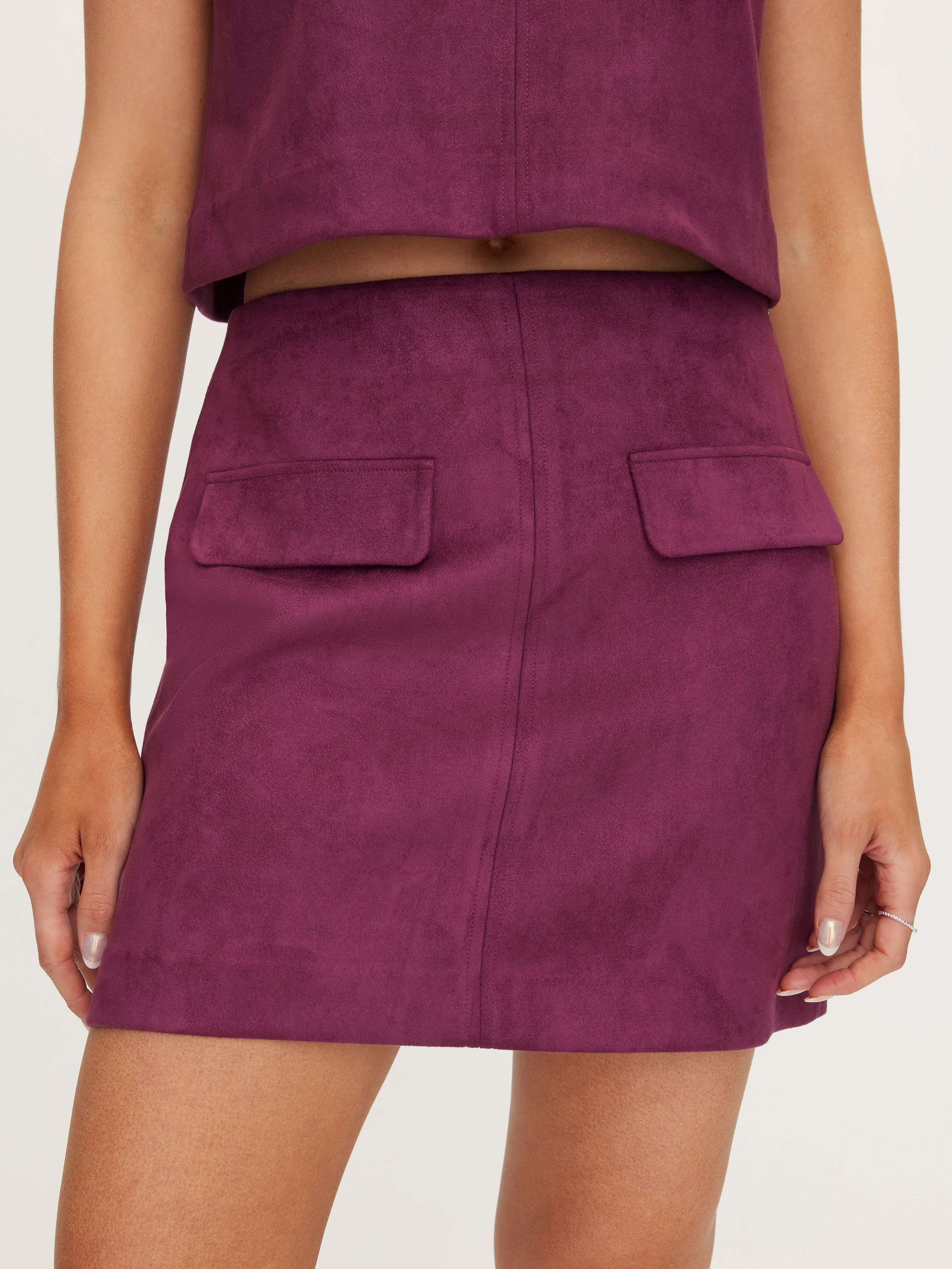 Sammy Suedette Mini Skirt