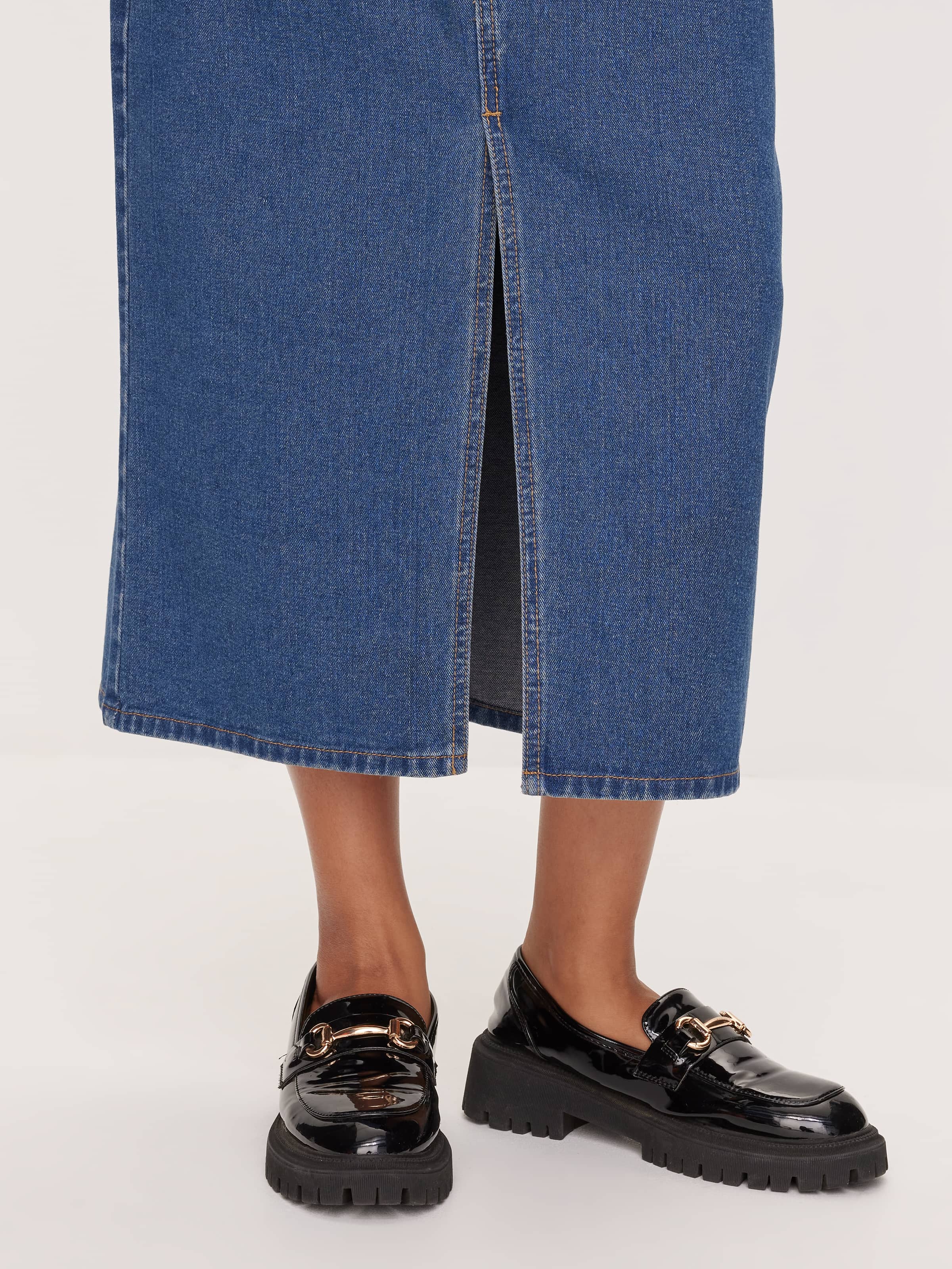Image for Samantha Denim Midi Skirt from JustGroupNZ