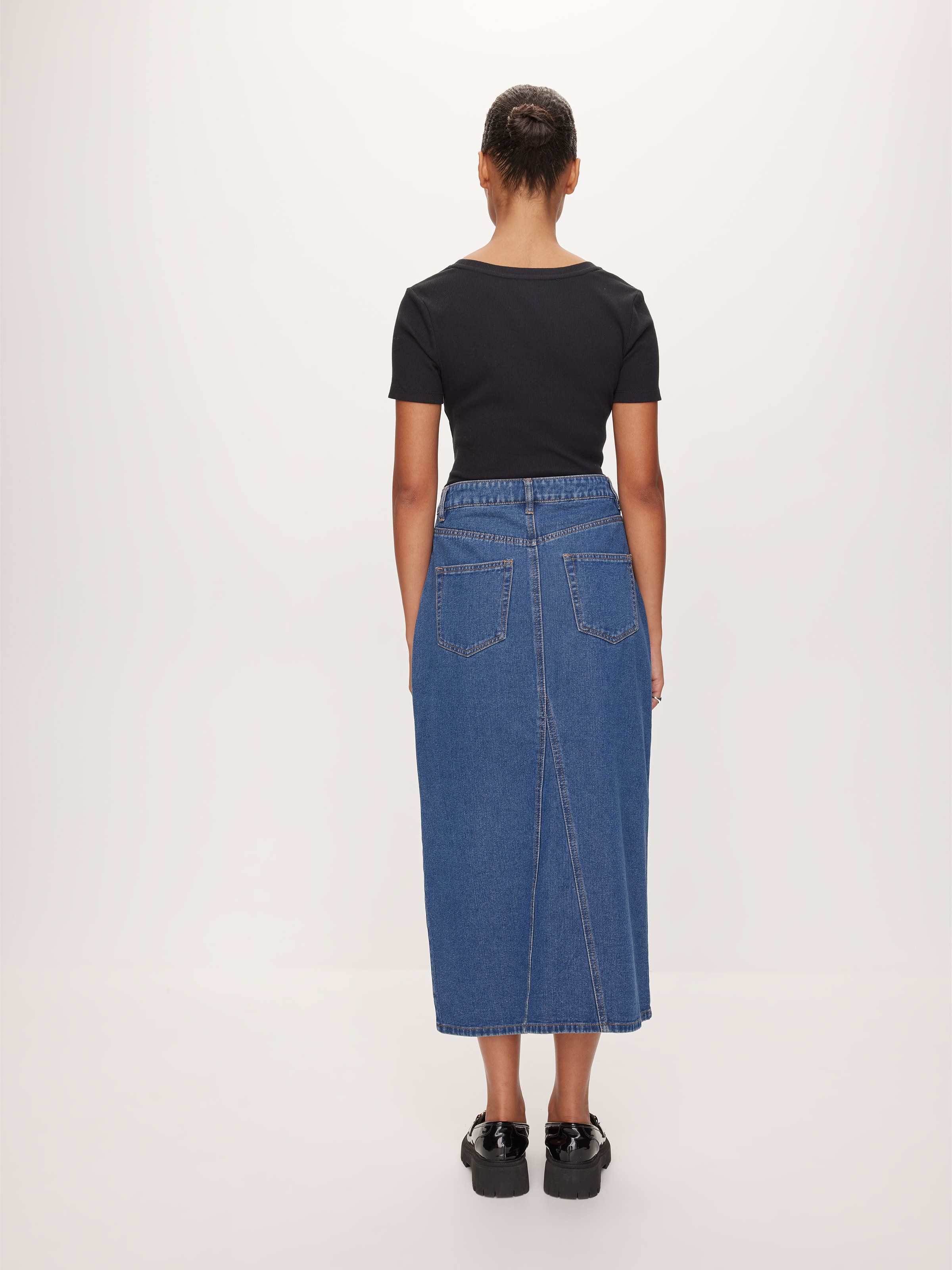 Image for Samantha Denim Midi Skirt from JustGroupNZ