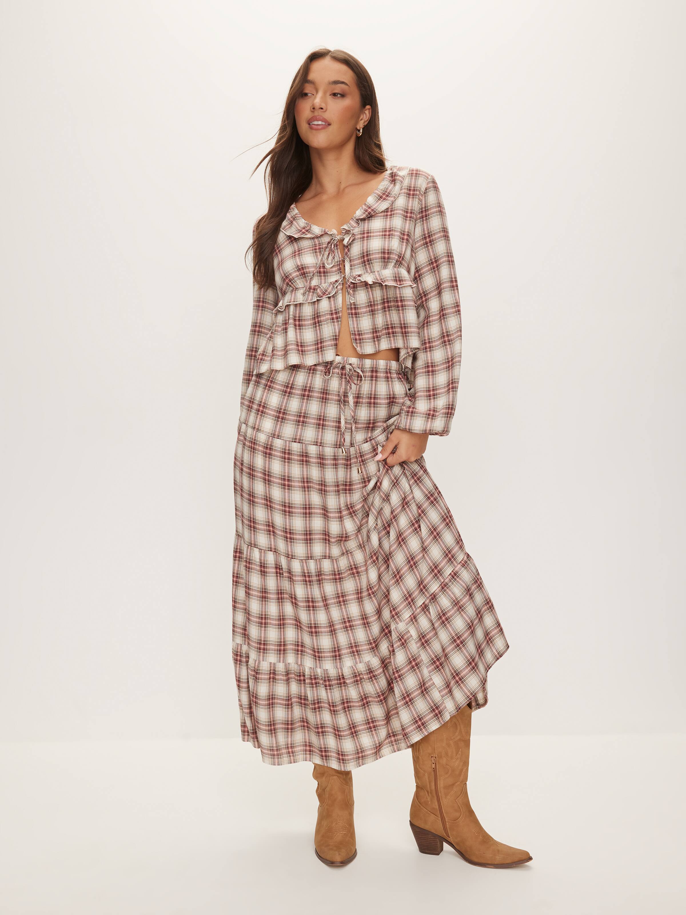 Camila Tiered Midi