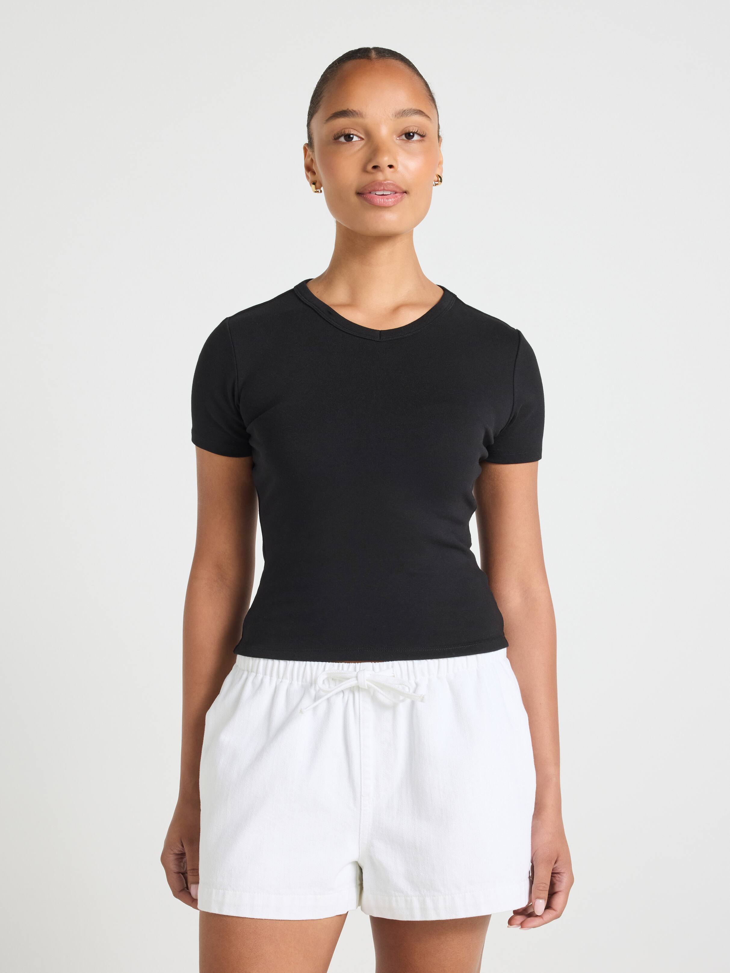 Claudia Tiefront Denim Short