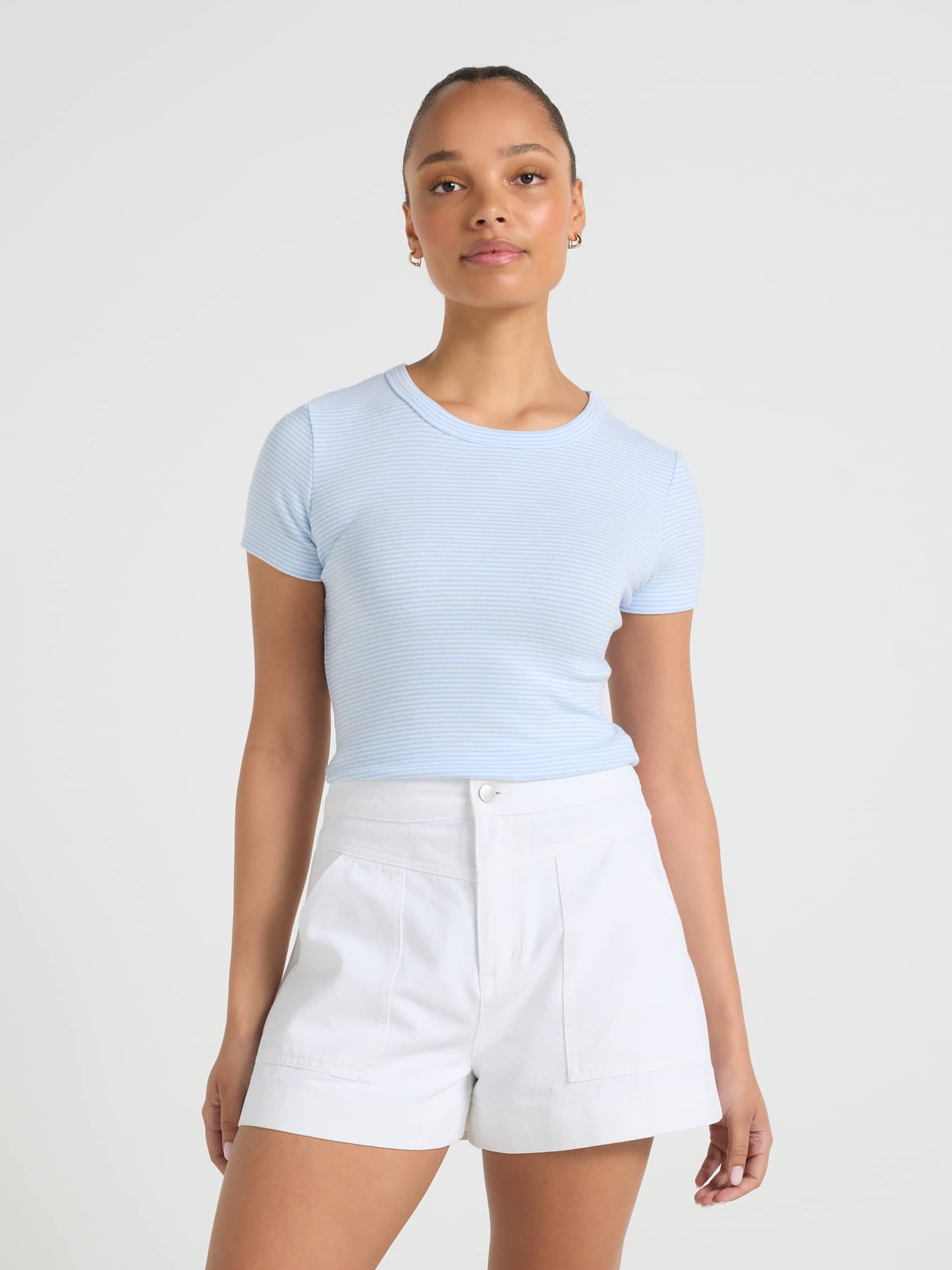Kimora Yoke Detail Short