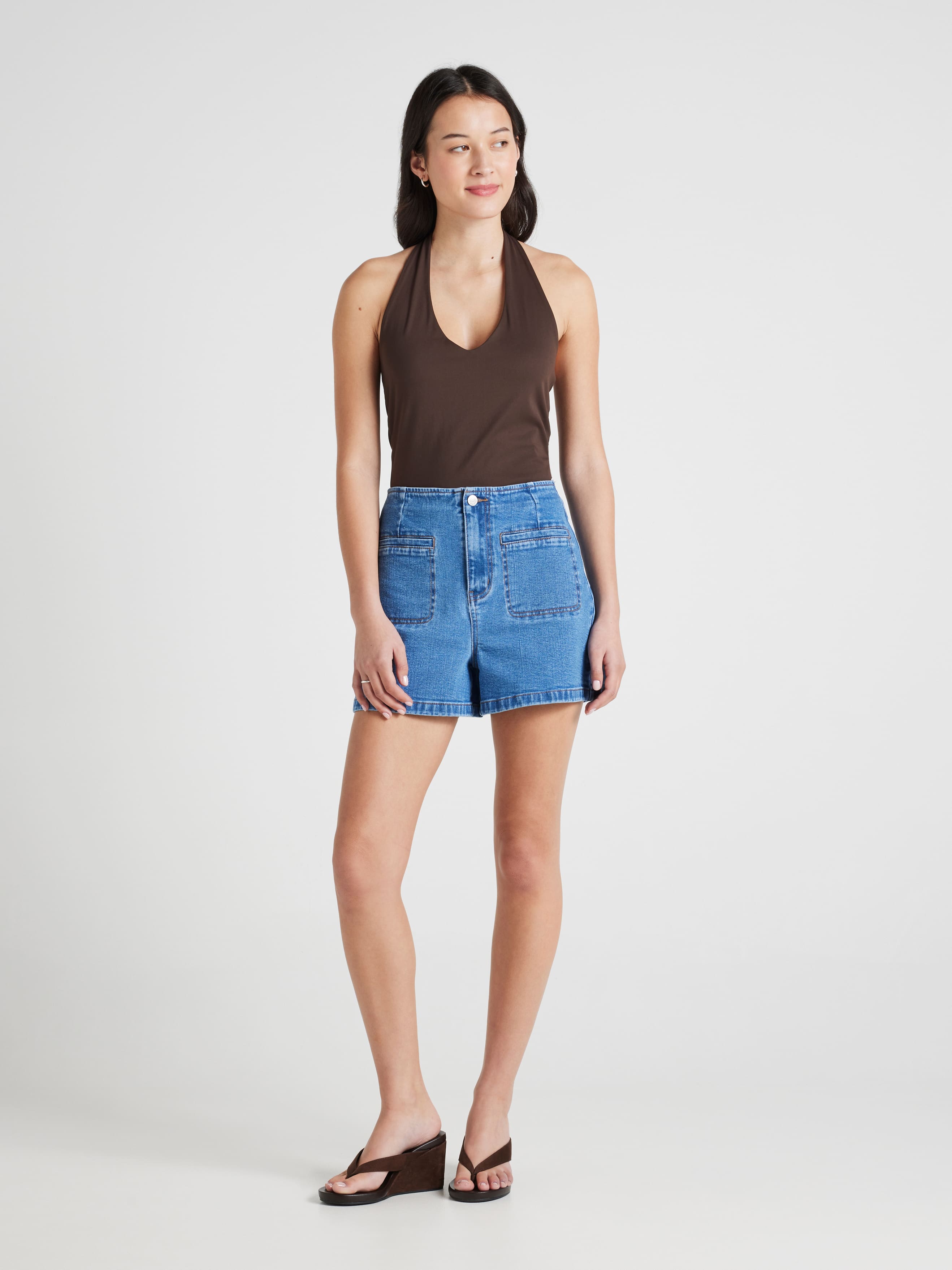 Heidi Stretch Denim Short