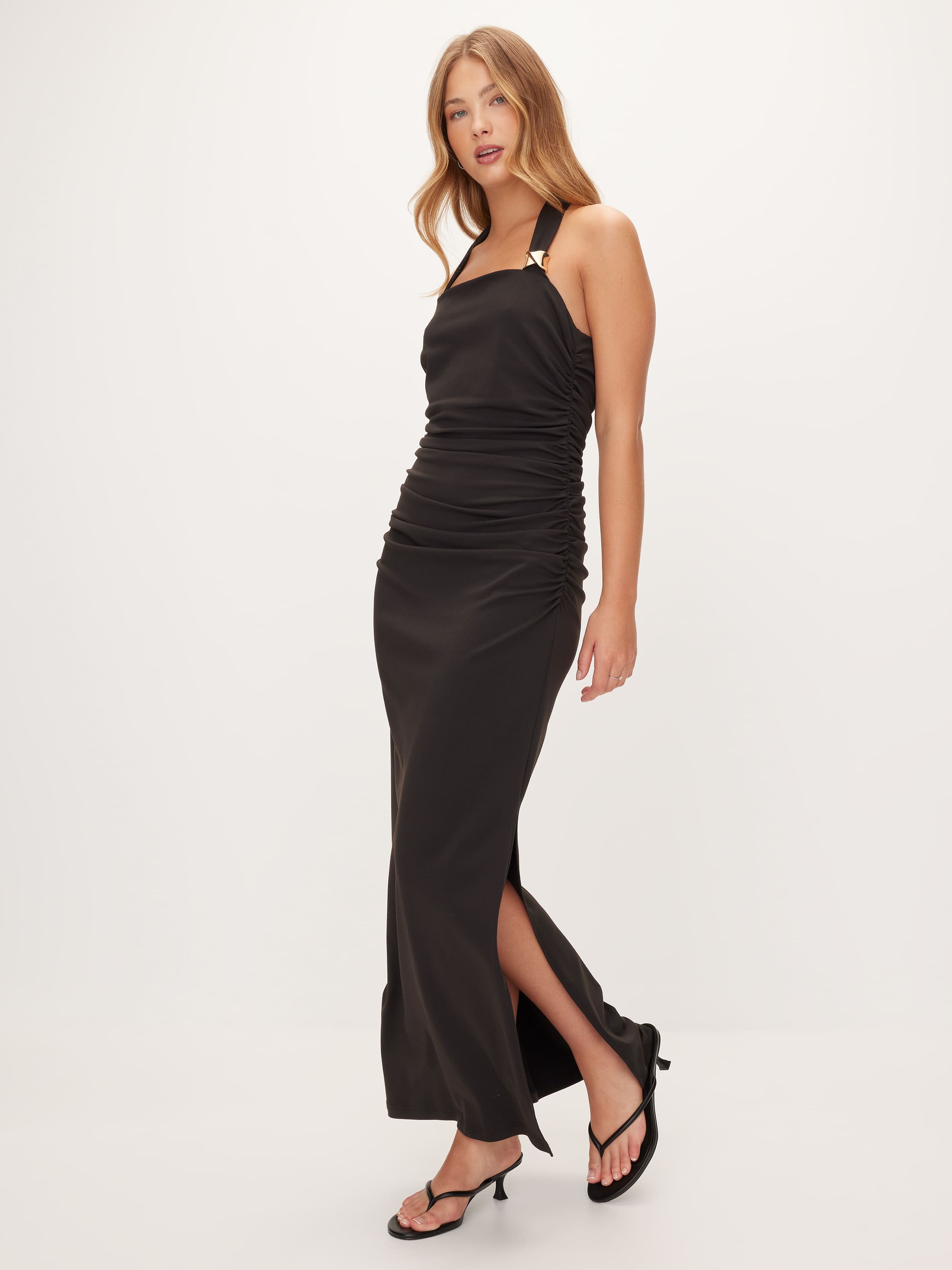 Chelsea Halter Midi Dress