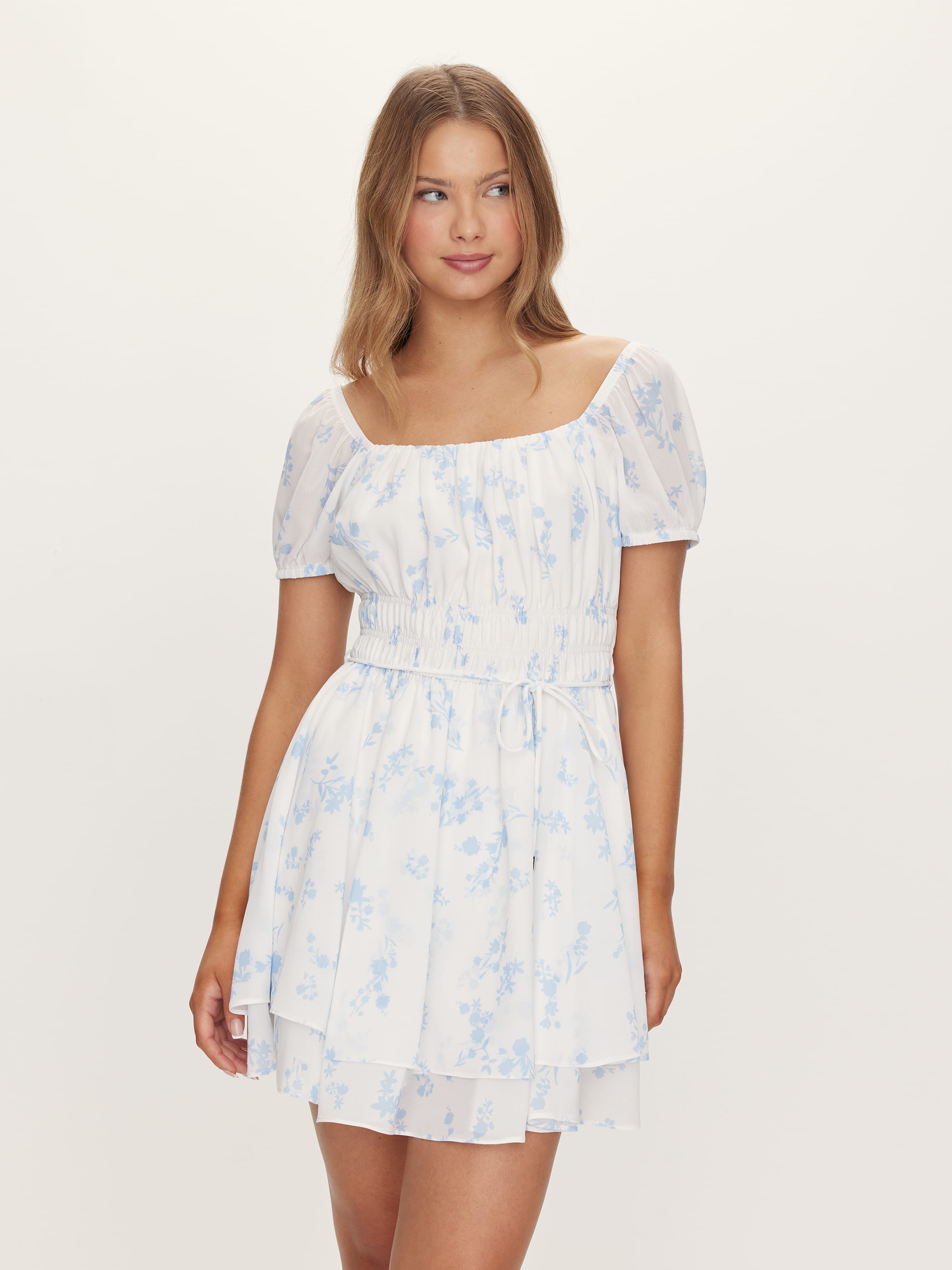 Jacquie Gathered Mini Playsuit