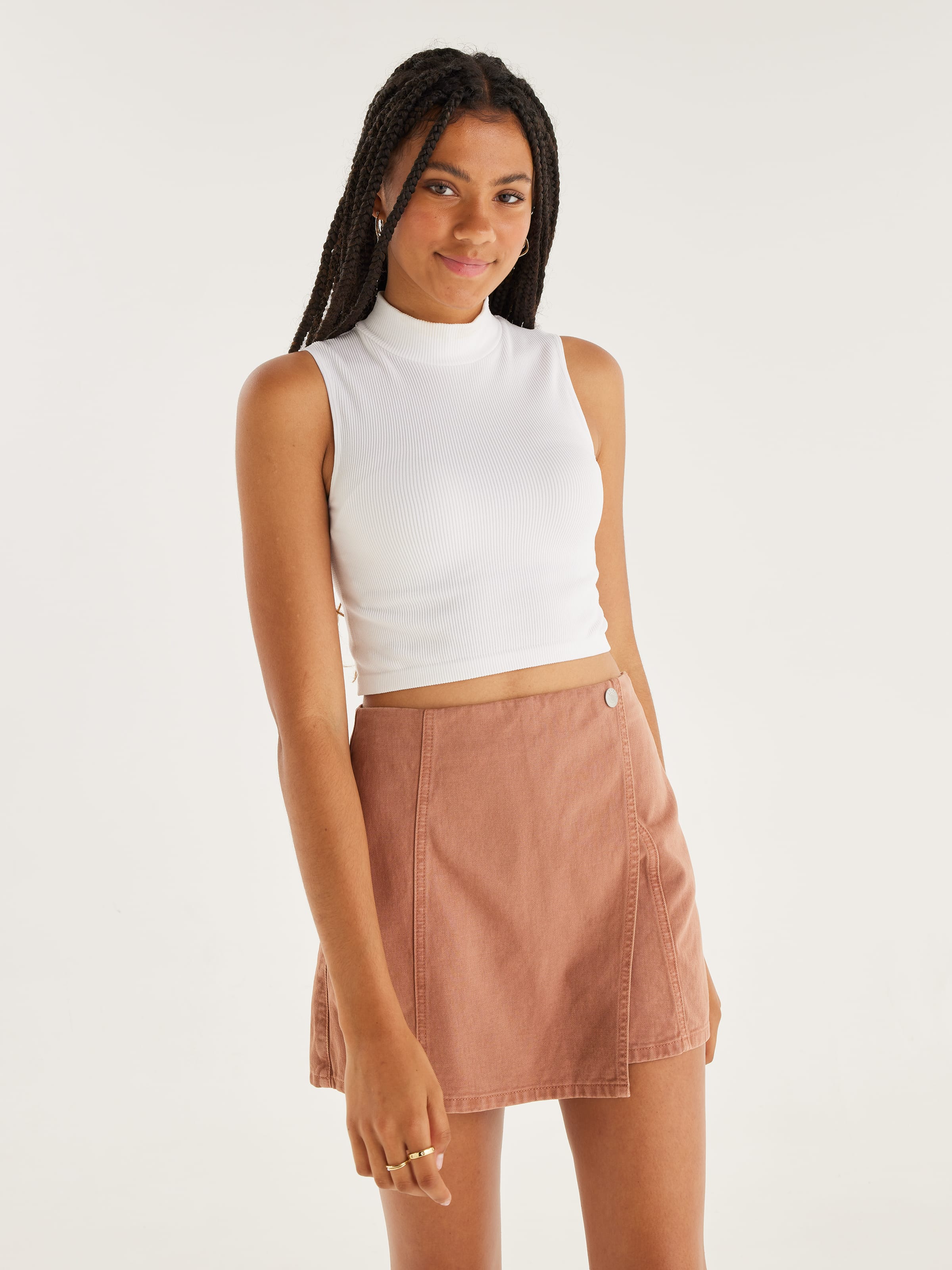 Satin hotsell skirt dotti