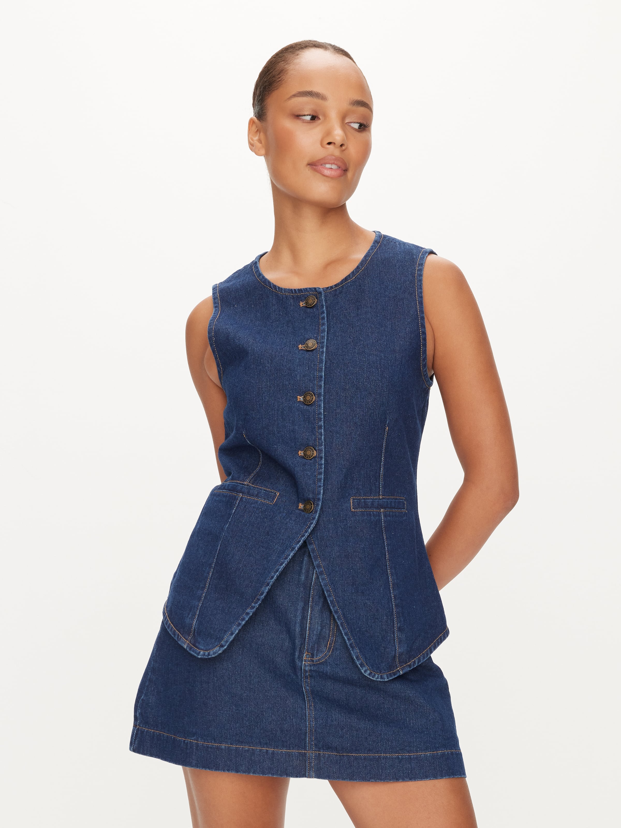 Darcy Denim Vest