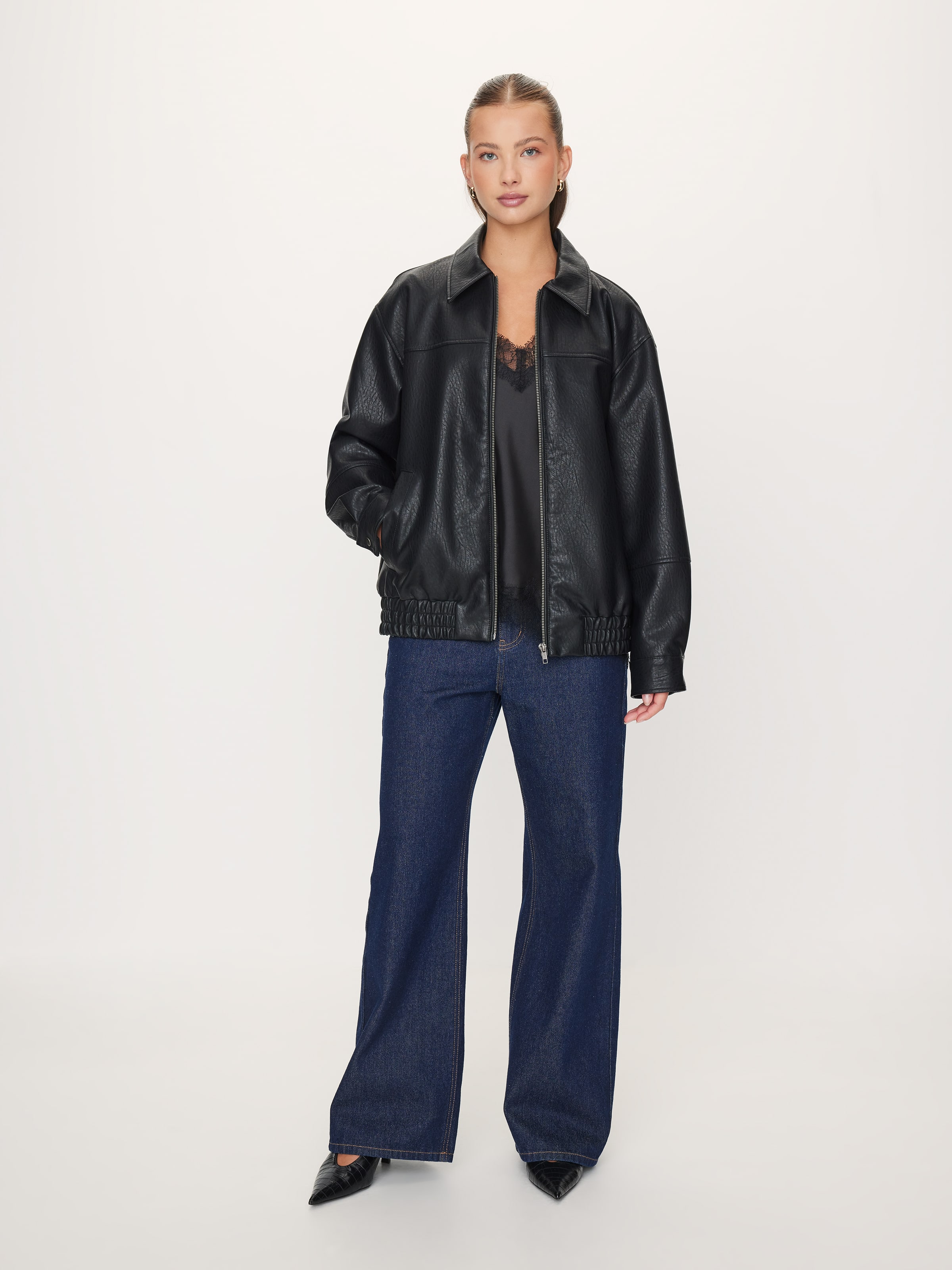 Remi Longline Pu Bomber