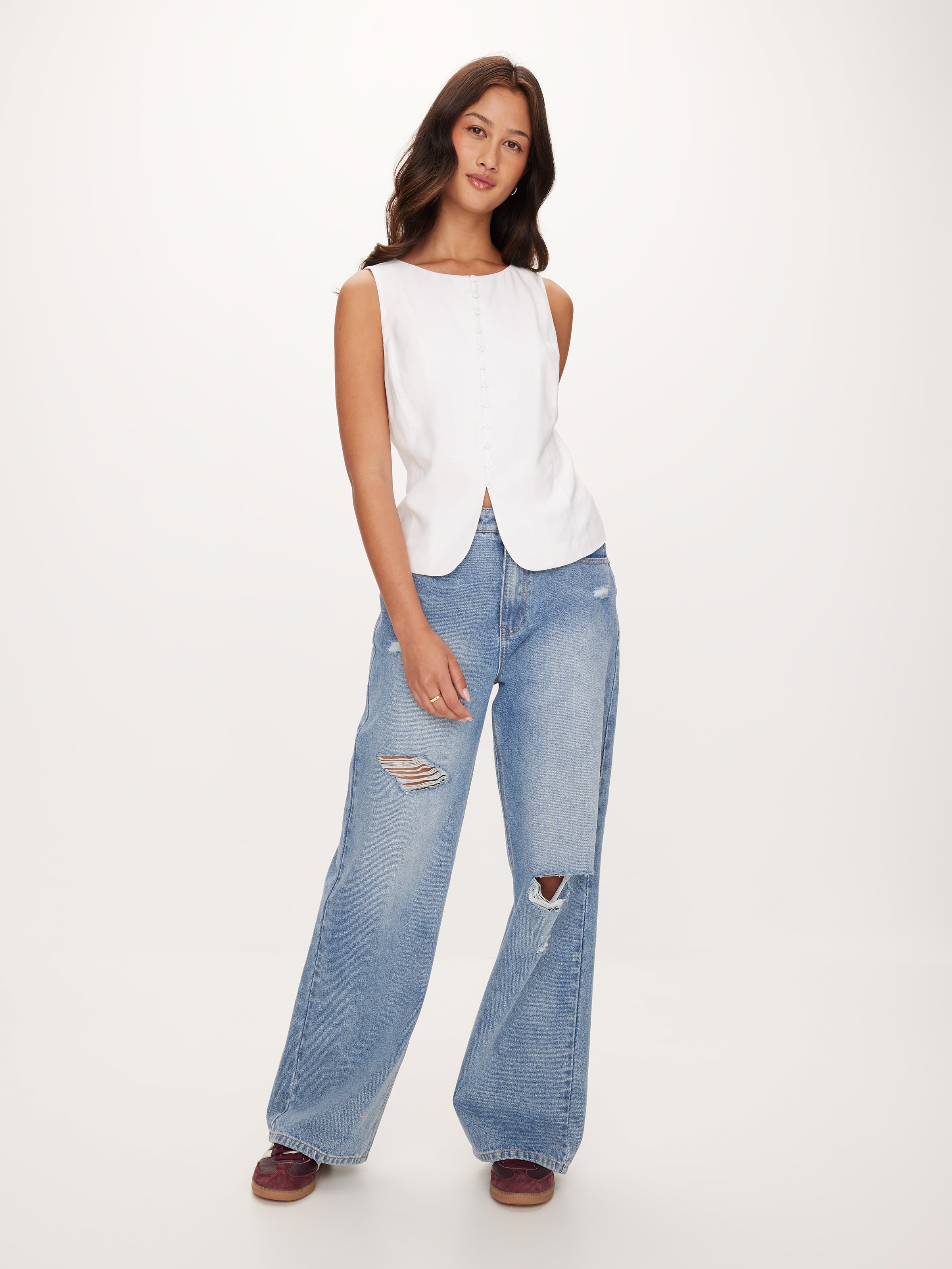 Halle Button Through Vest