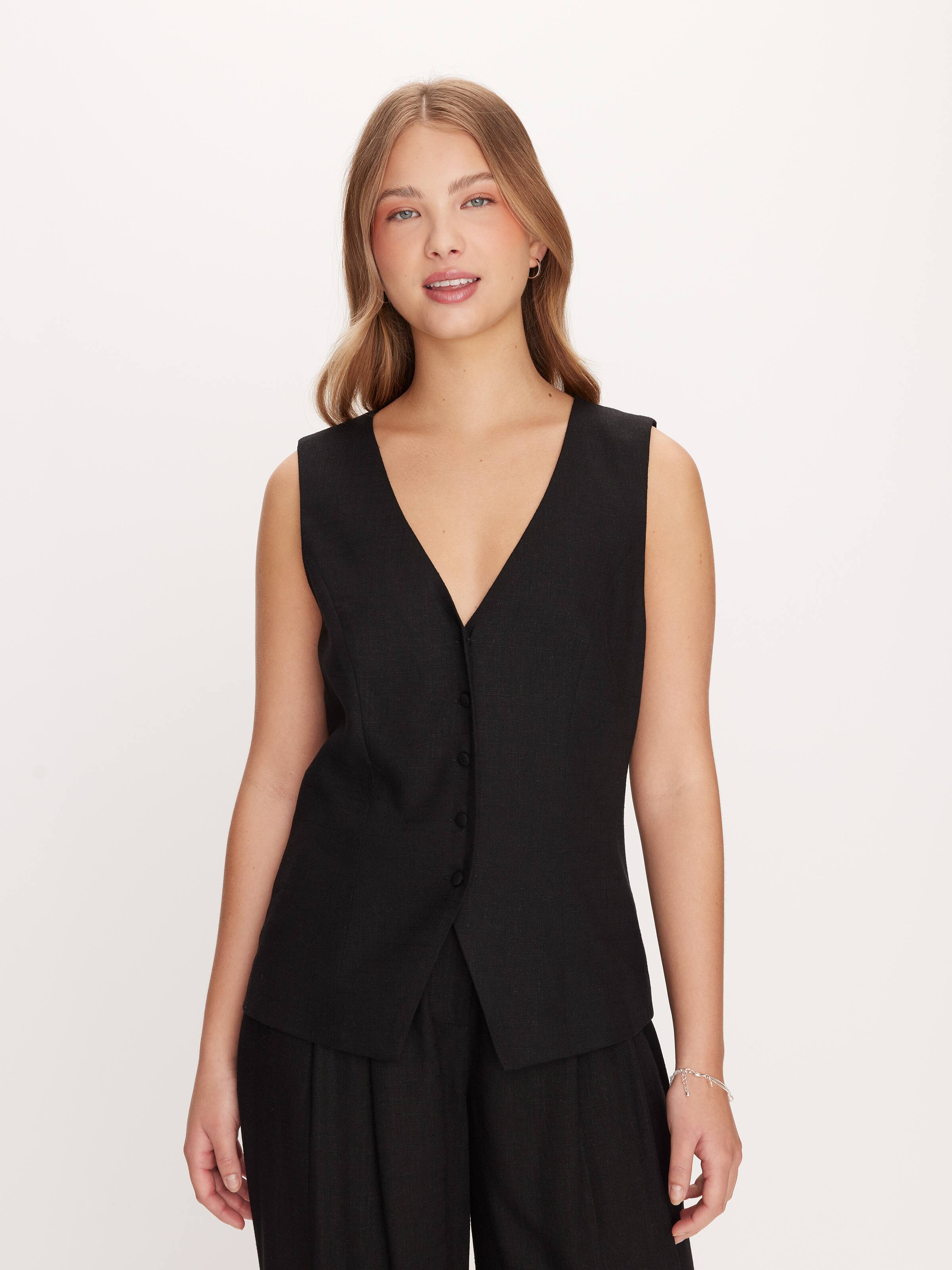 Clara V Neck Vest