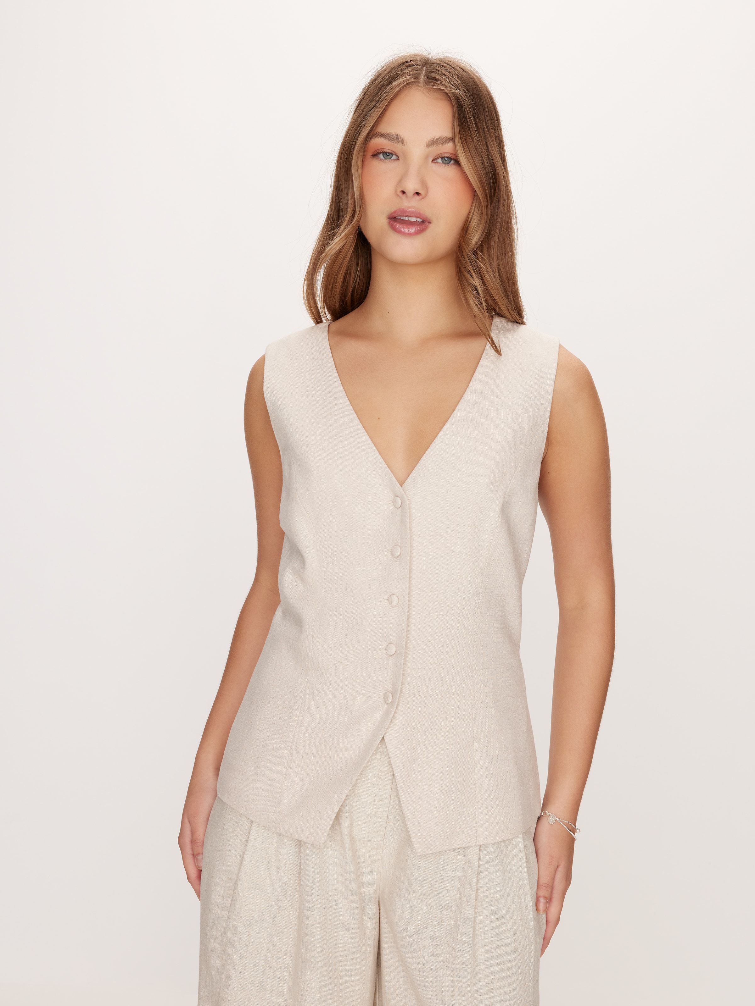 Clara V Neck Vest