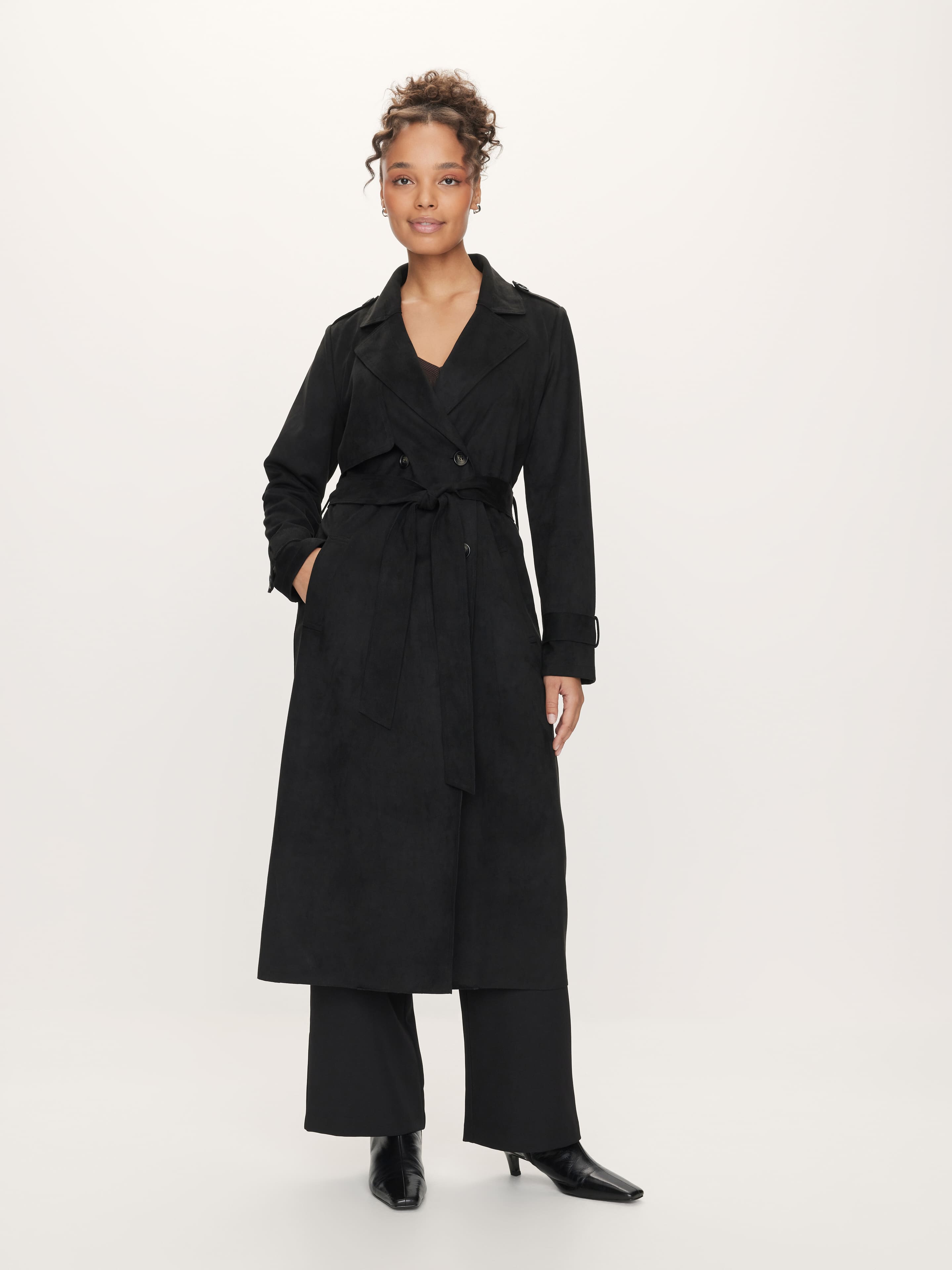 Florence Suedette Trench
