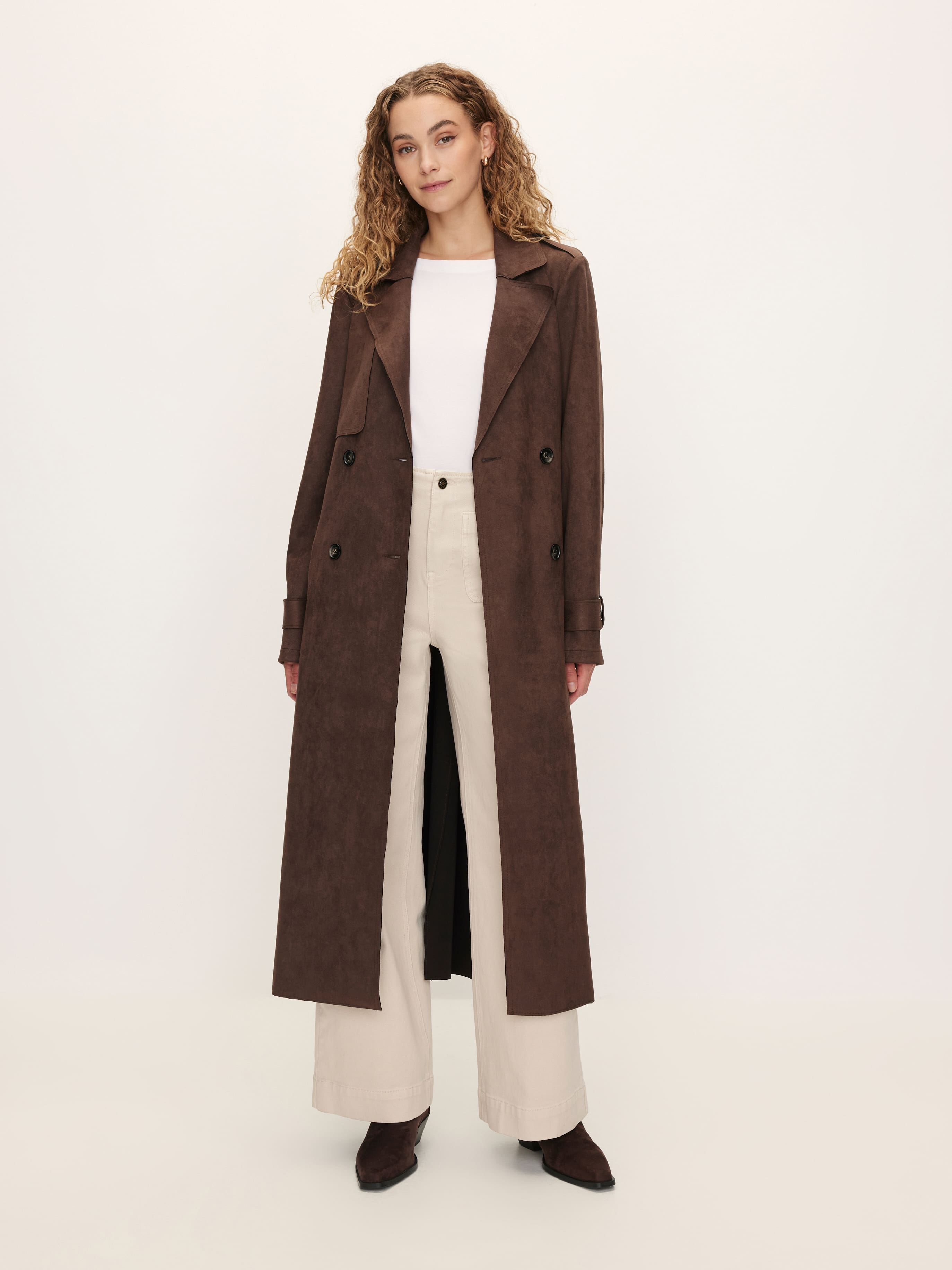 Florence Suedette Trench