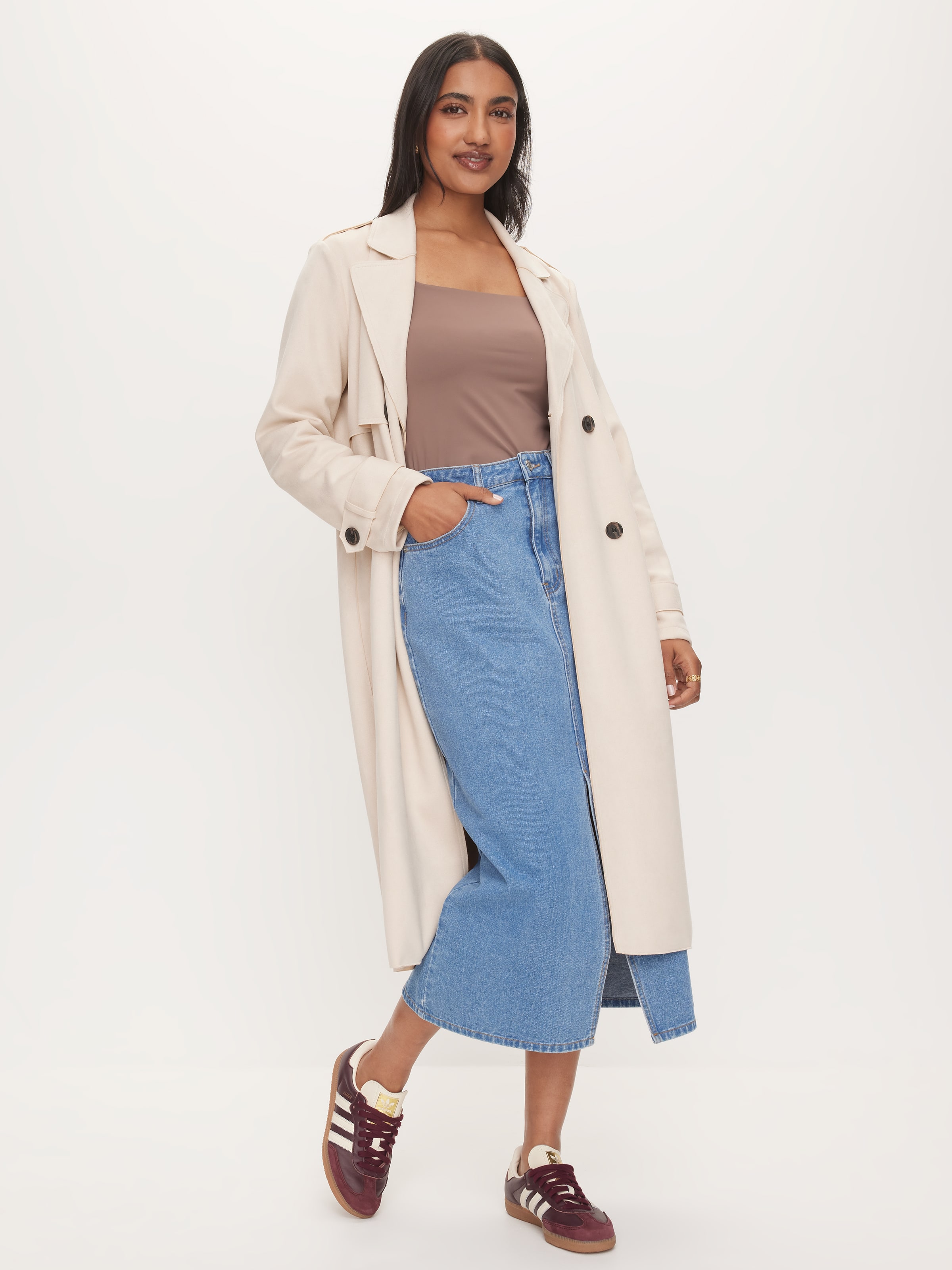 Image for Addie Suedette Trench from JustGroupNZ