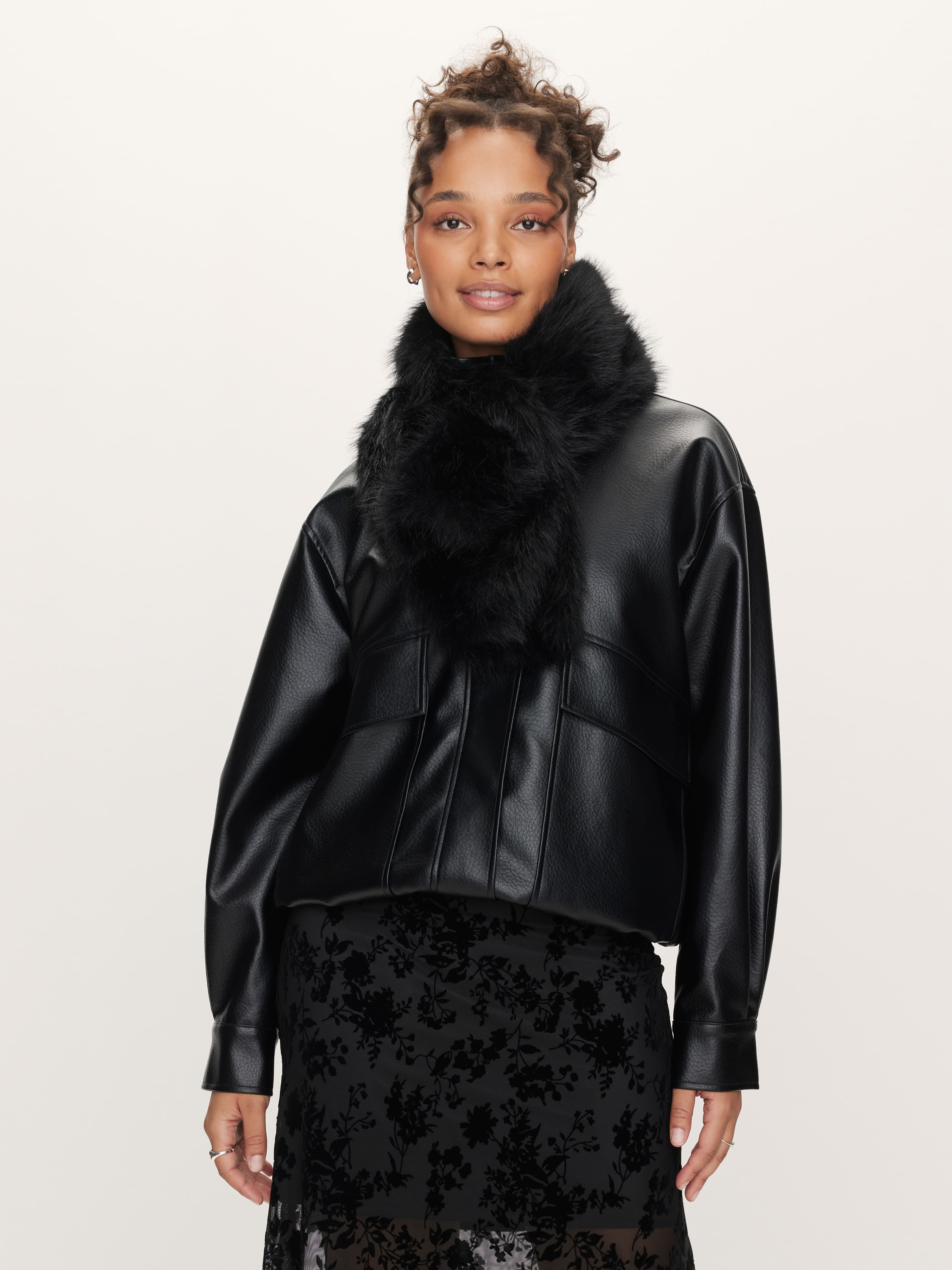 Feel The Fantasy Faux Fur Scarf