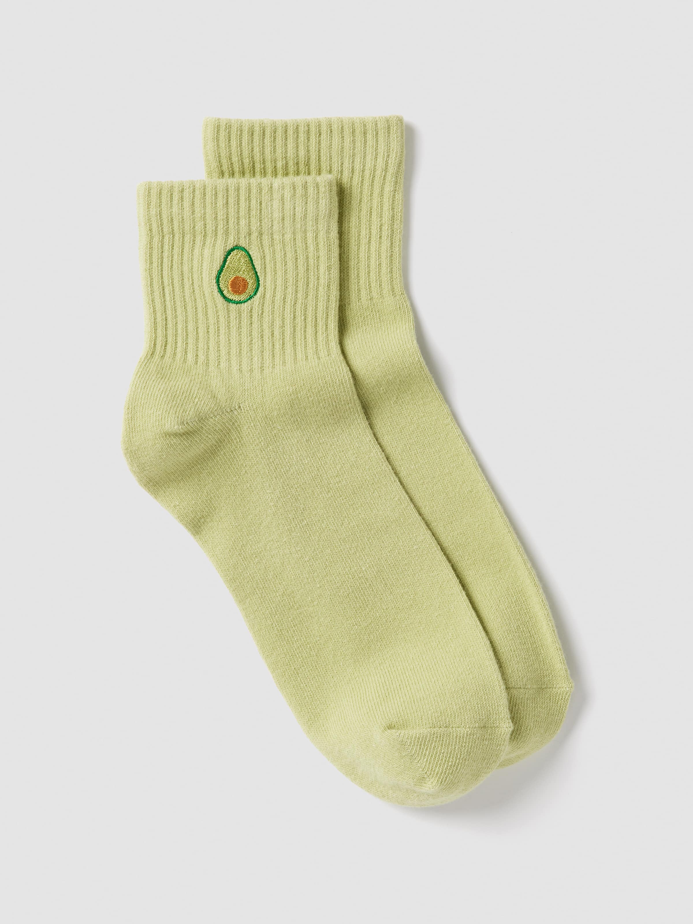 May Quarter Ribbed Crew Sock
