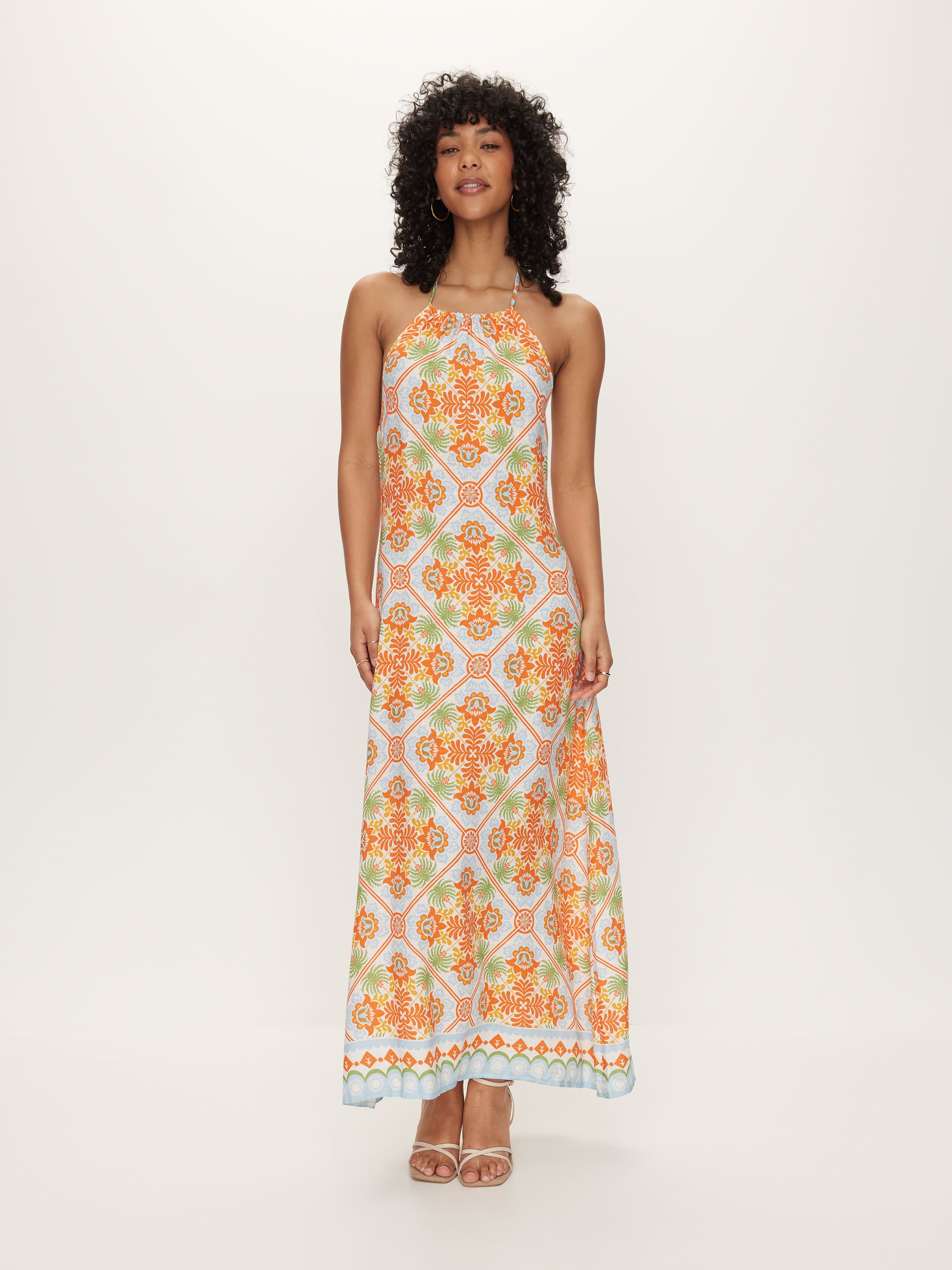 Tahiti Halter Maxi Dress