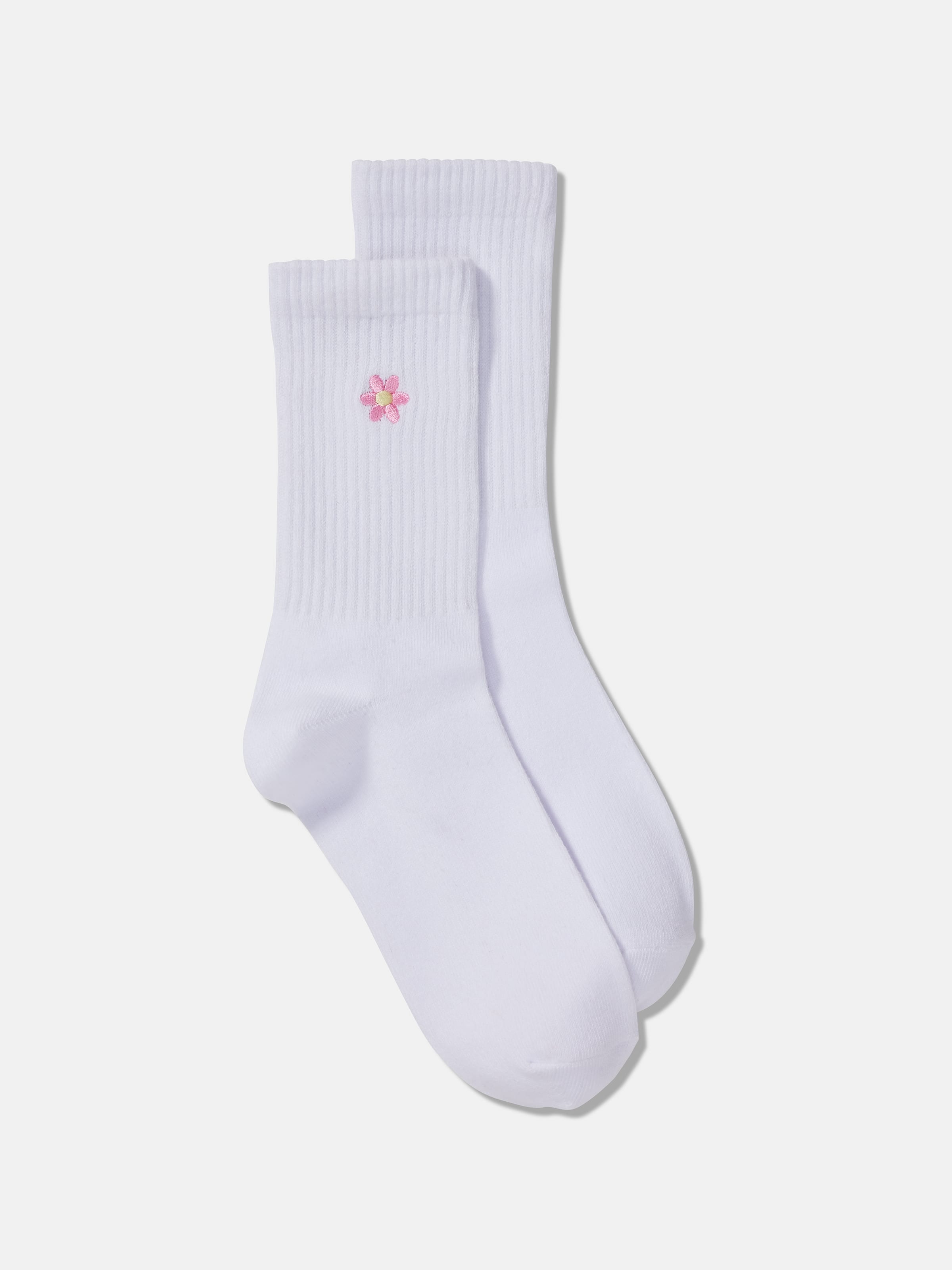 Embroidered Crew Sock